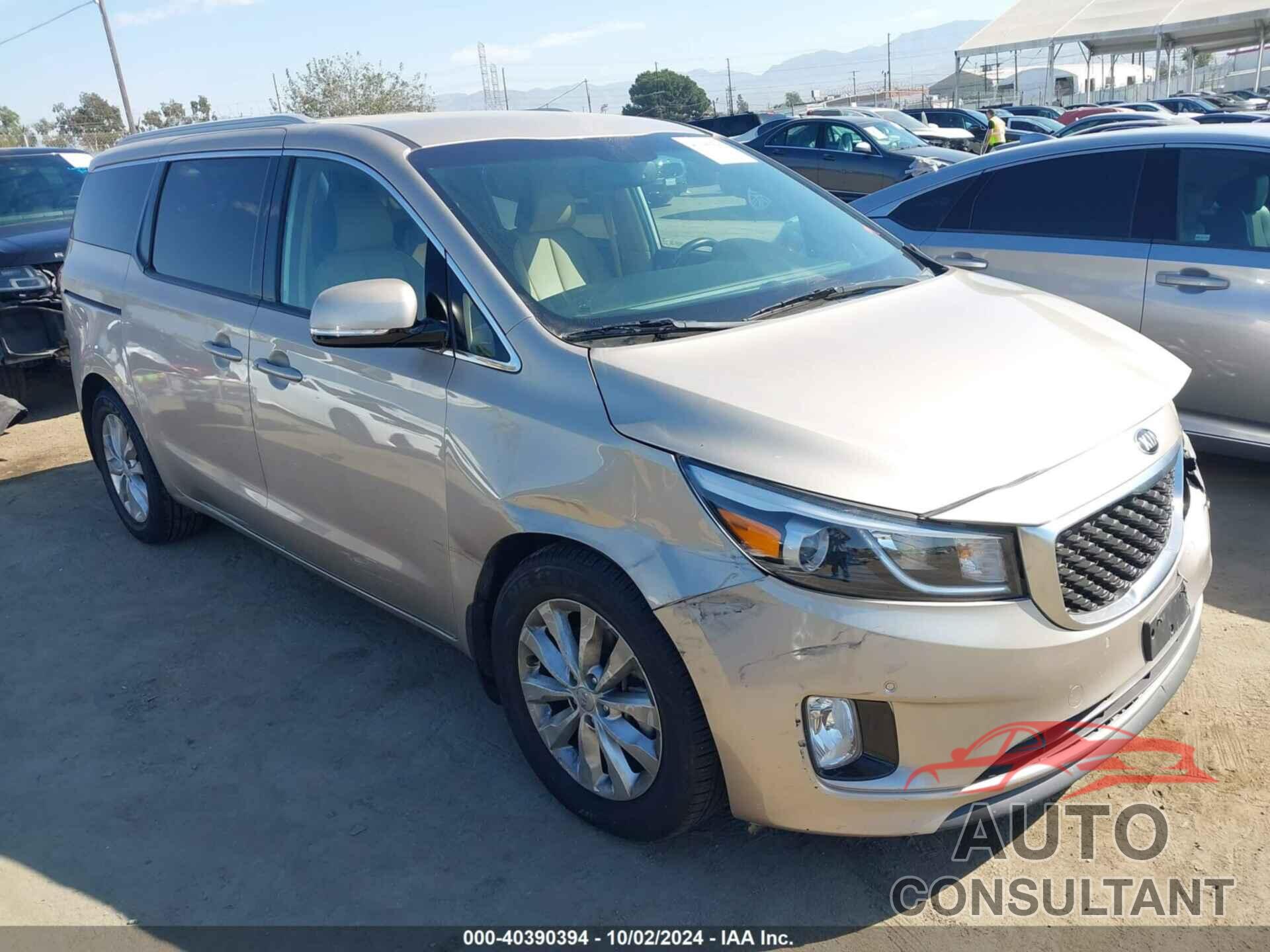 KIA SEDONA 2017 - KNDMC5C11H6264458