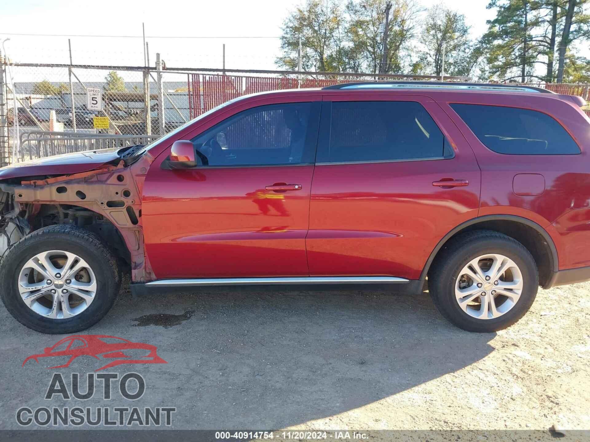 DODGE DURANGO 2013 - 1C4RDHAGXDC527344