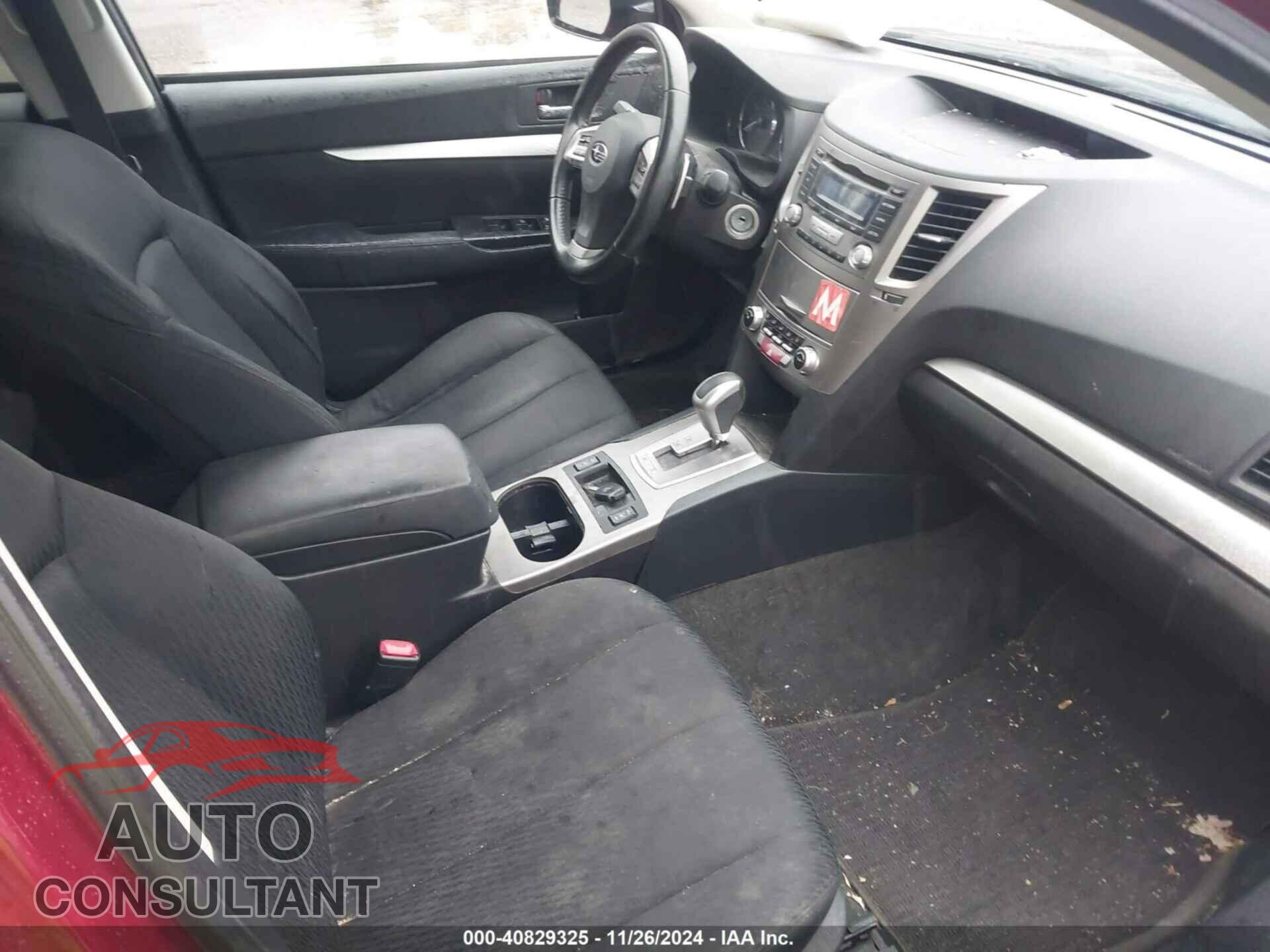 SUBARU OUTBACK 2012 - 4S4BRBCC0C3247193