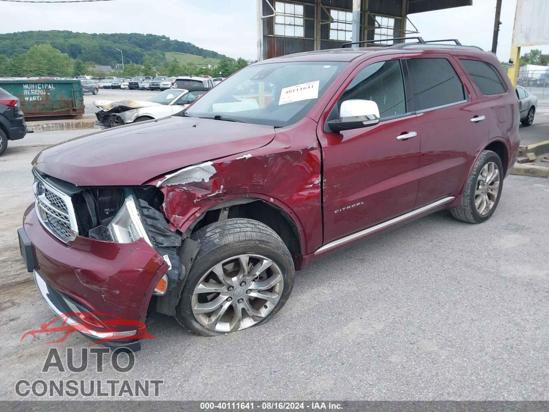 DODGE DURANGO 2018 - 1C4RDJEG2JC315647