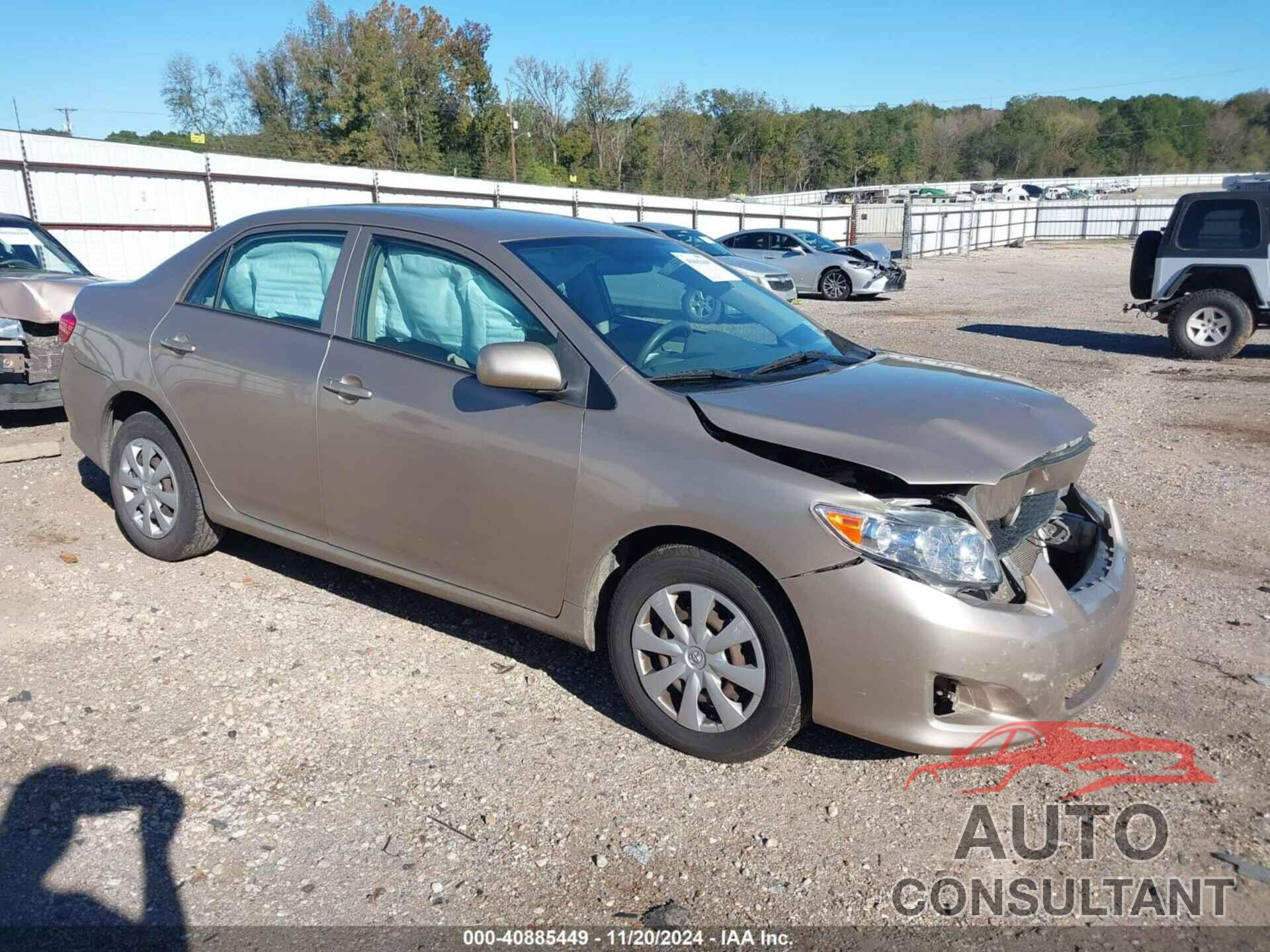 TOYOTA COROLLA 2009 - 1NXBU40E09Z037471