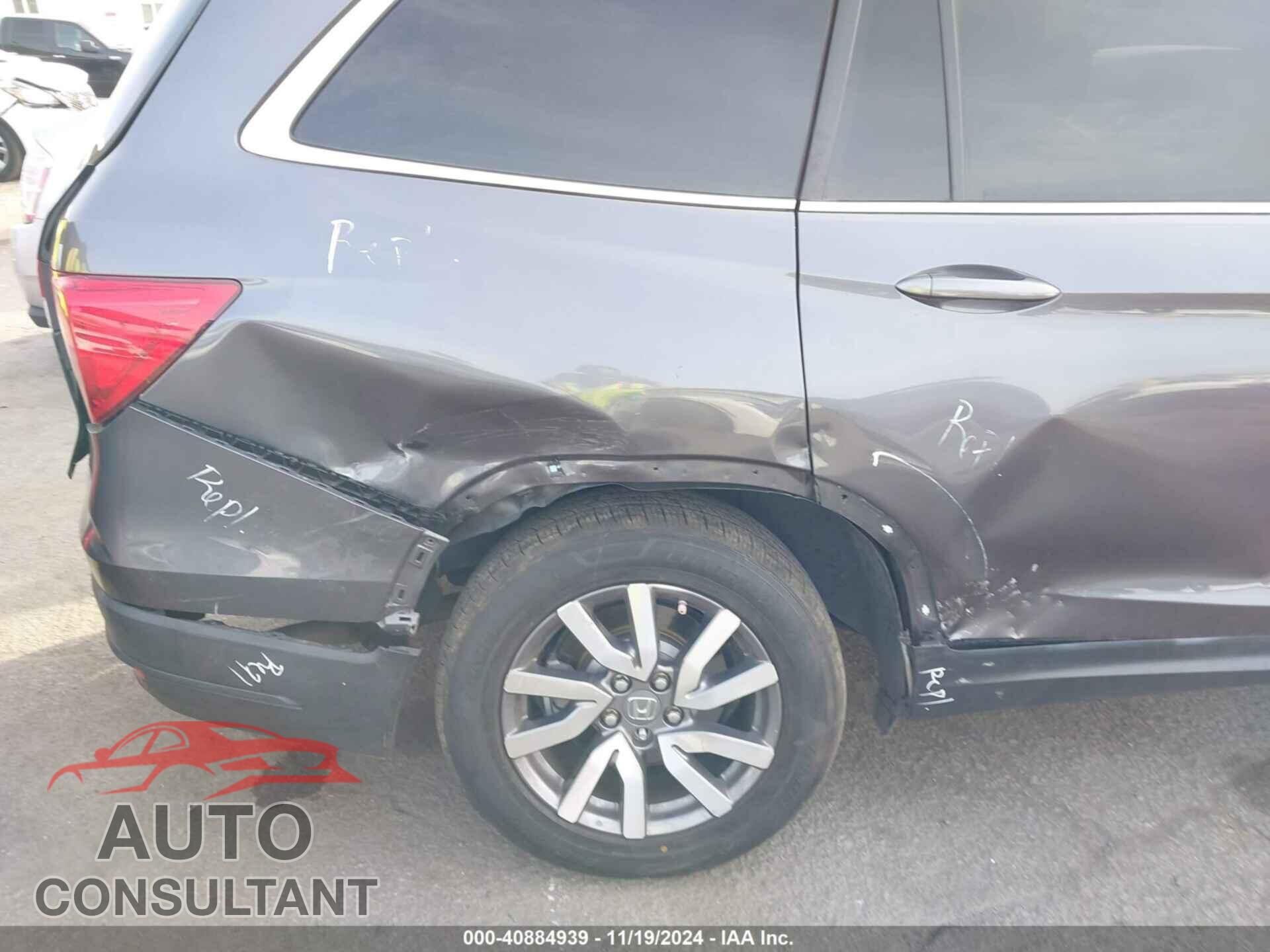 HONDA PILOT 2020 - 5FNYF5H31LB024357