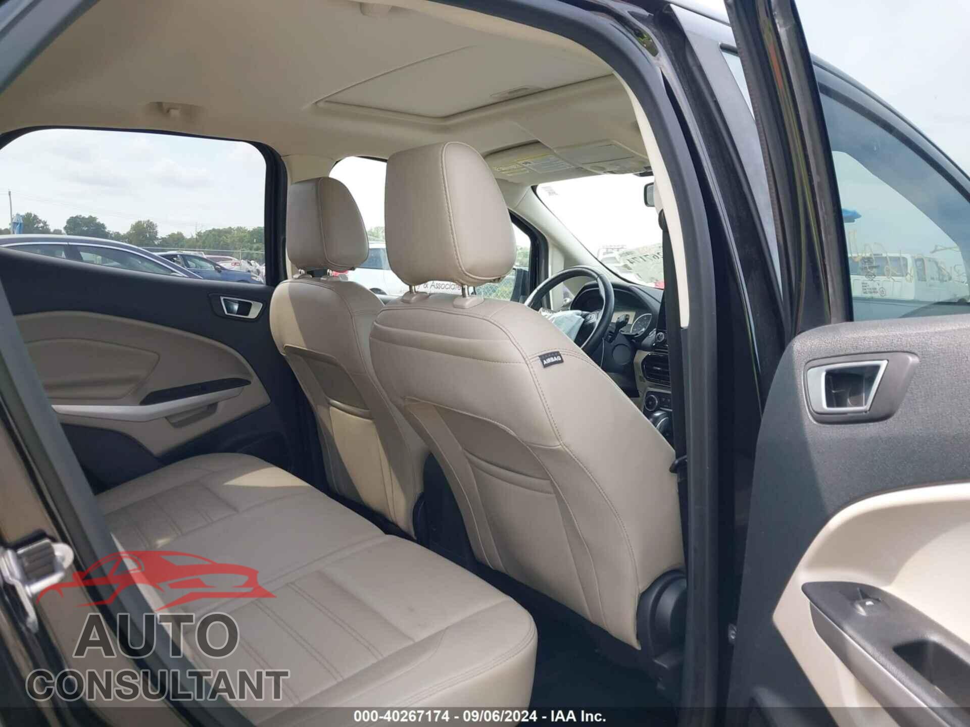 FORD ECOSPORT 2019 - MAJ6S3KLXKC307700