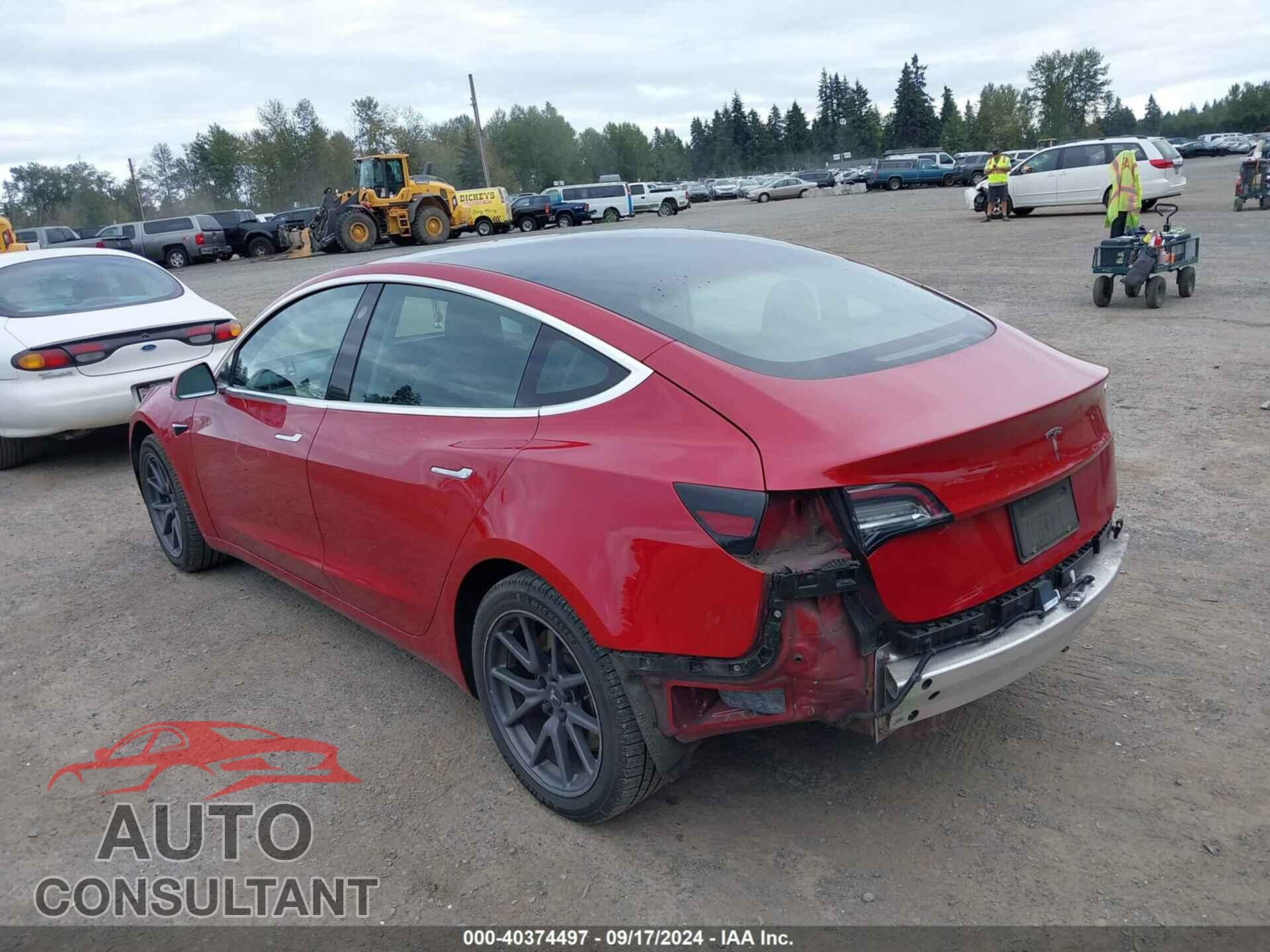 TESLA MODEL 3 2019 - 5YJ3E1EA0KF411568