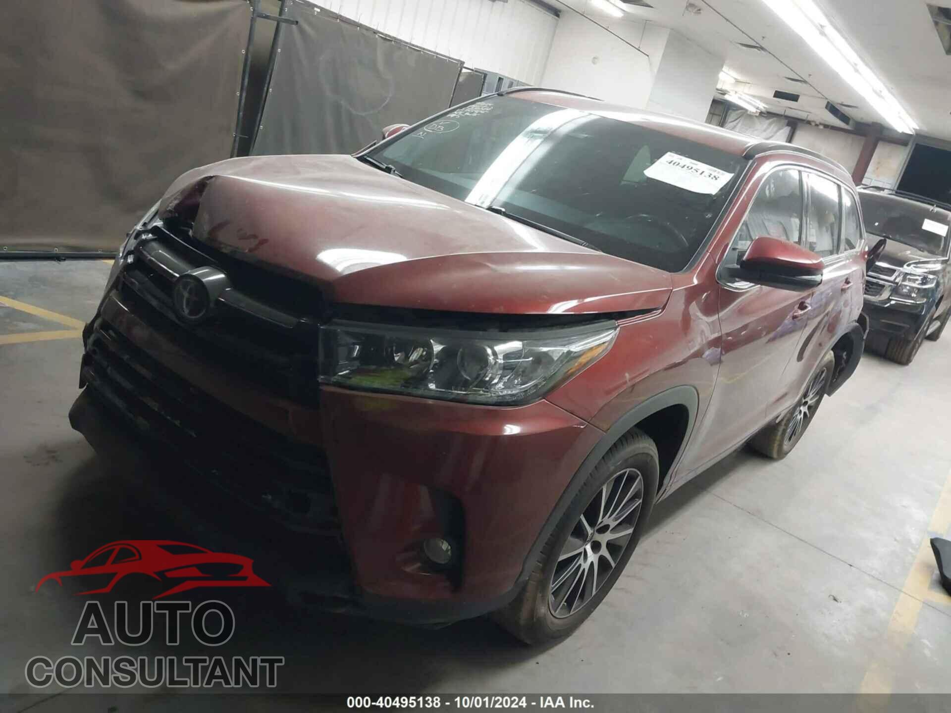 TOYOTA HIGHLANDER 2017 - 5TDKZRFH9HS522425