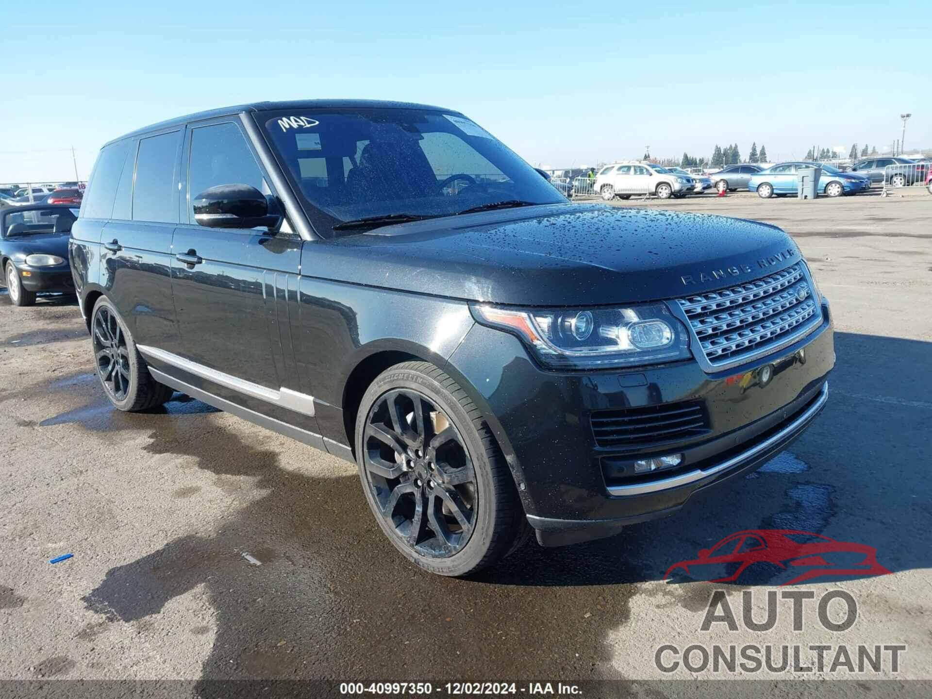 LAND ROVER RANGE ROVER 2016 - SALGS2EF6GA251992
