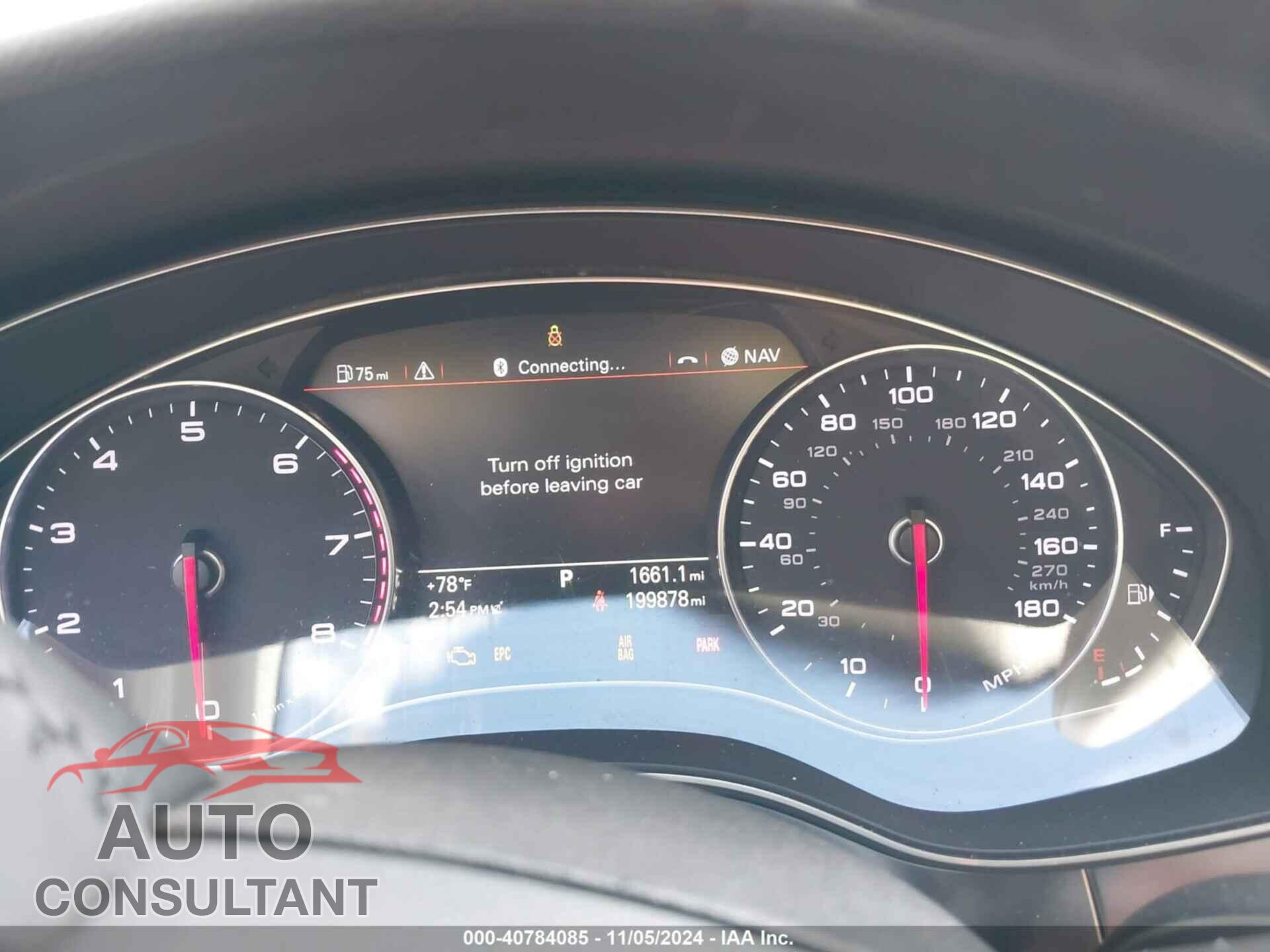 AUDI A6 2013 - WAUGFAFC4DN032122