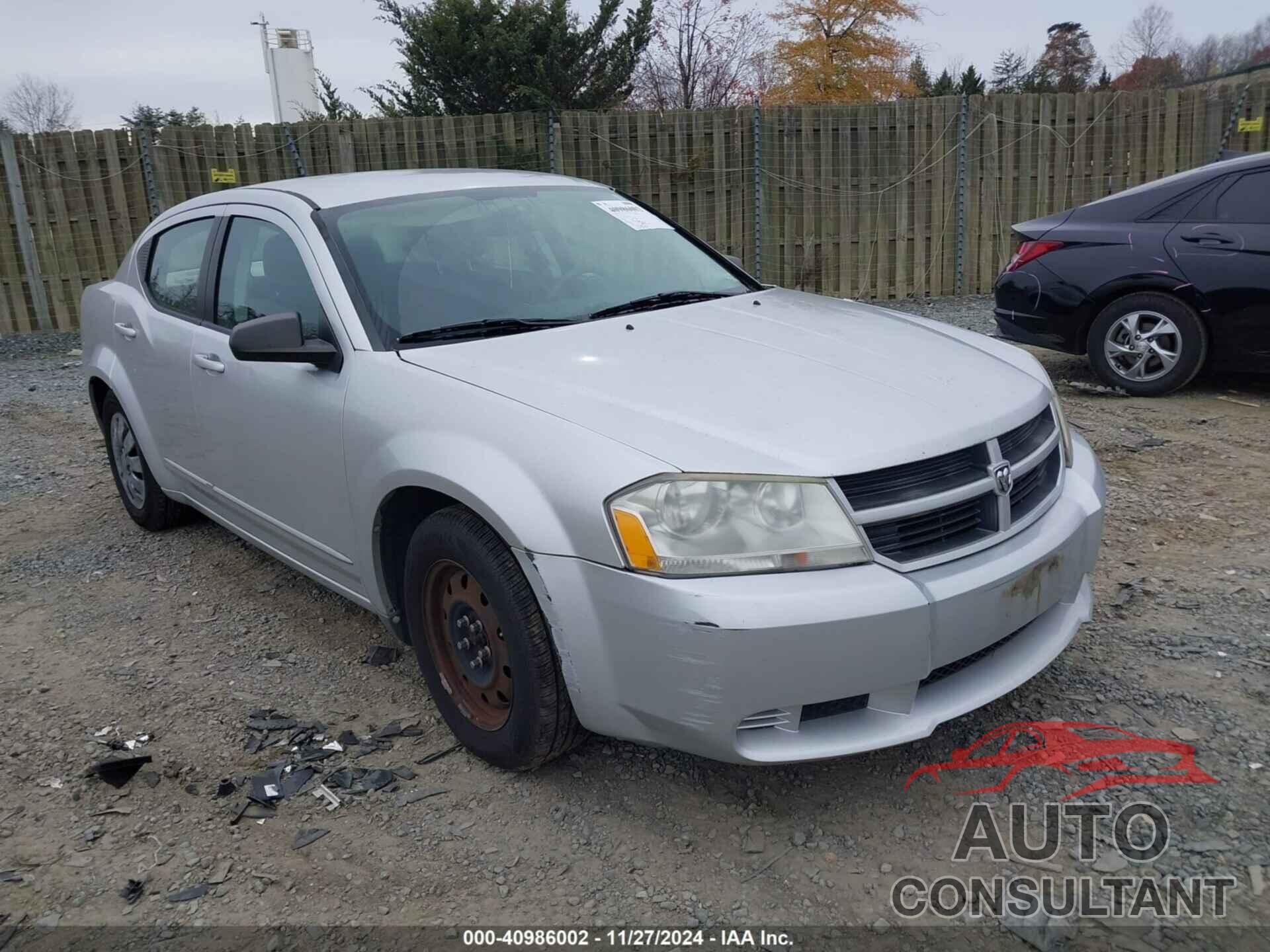 DODGE AVENGER 2010 - 1B3CC4FB7AN193807