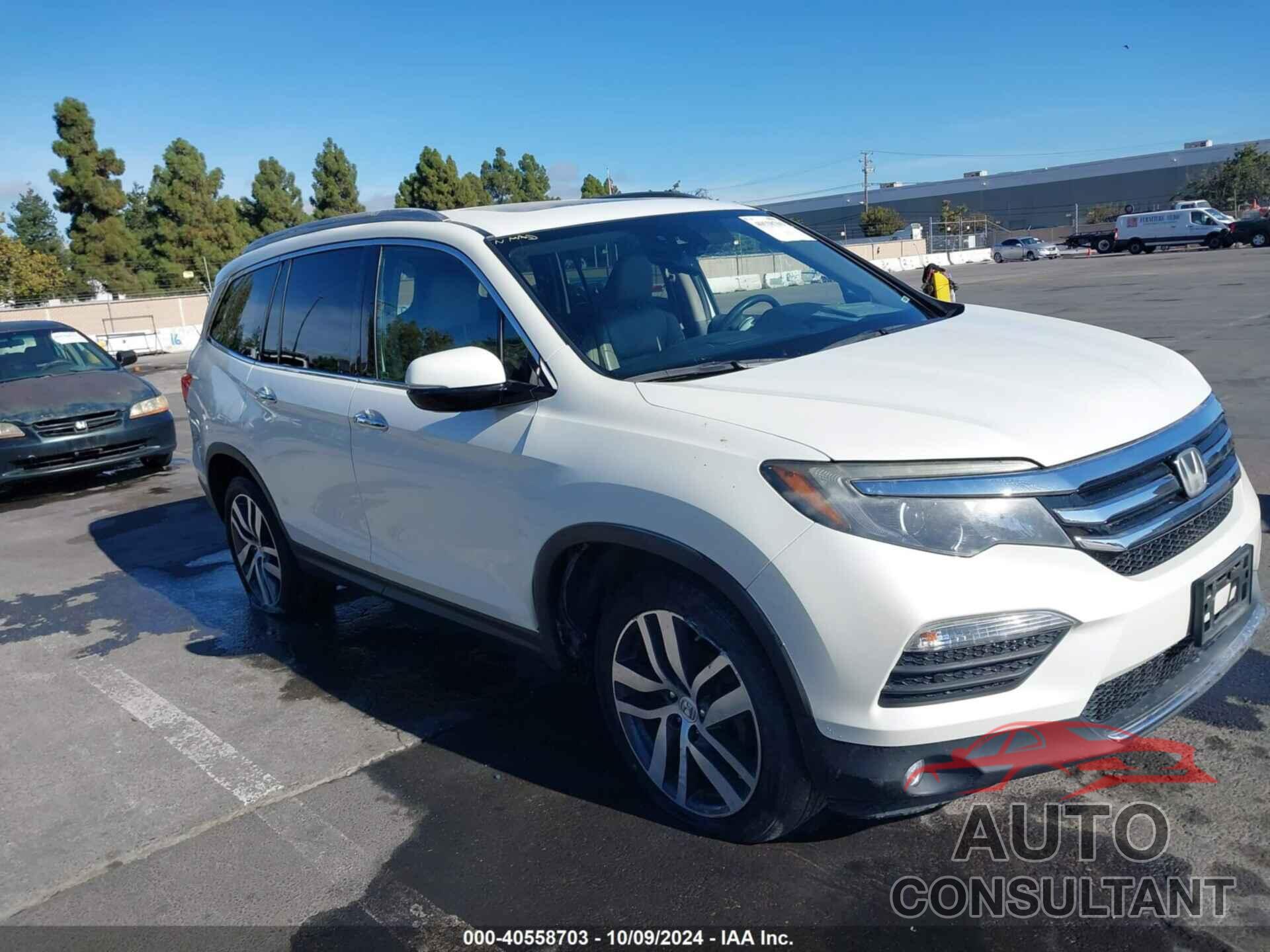 HONDA PILOT 2017 - 5FNYF6H01HB053442