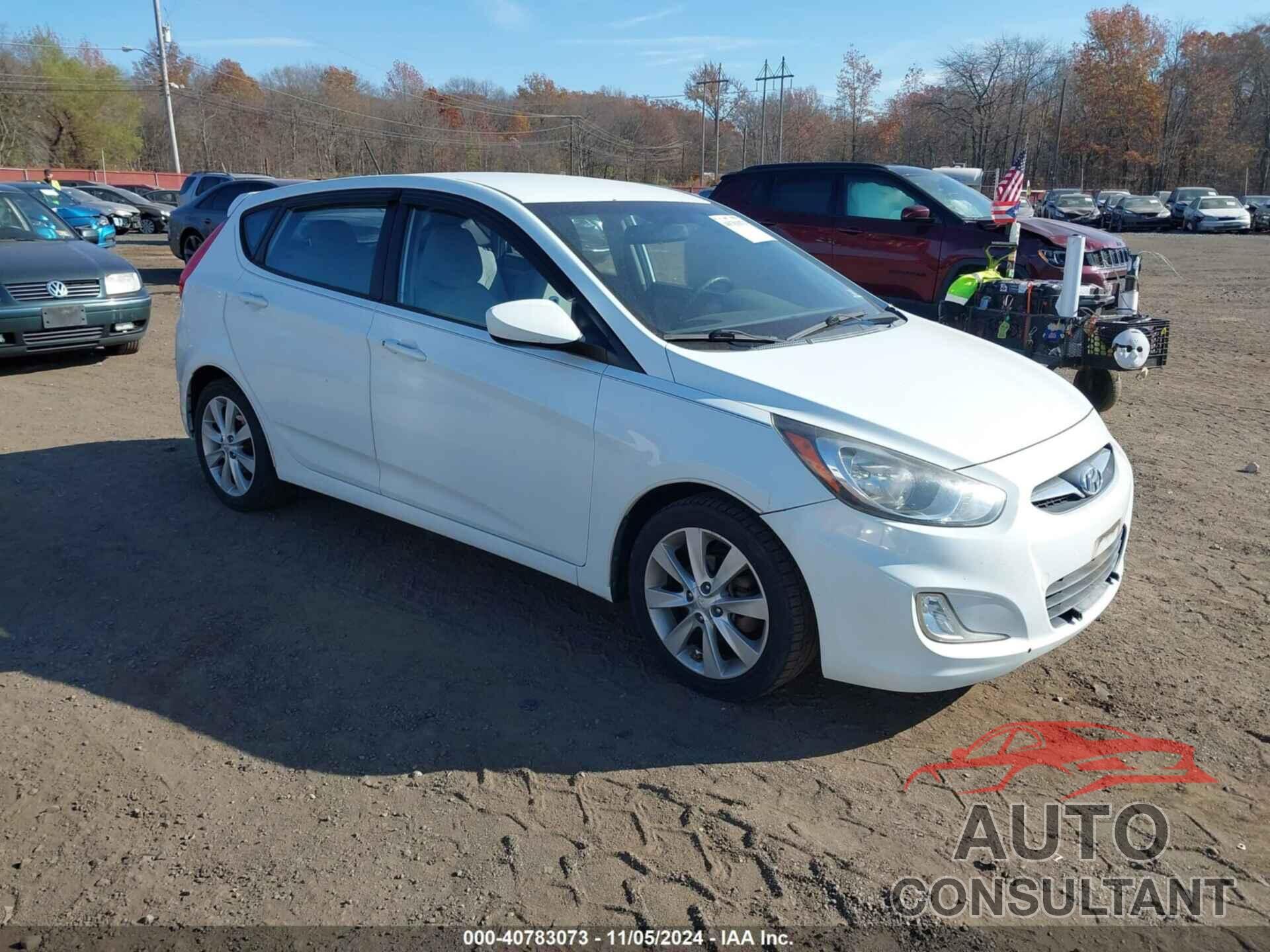 HYUNDAI ACCENT 2012 - KMHCU5AE6CU019234