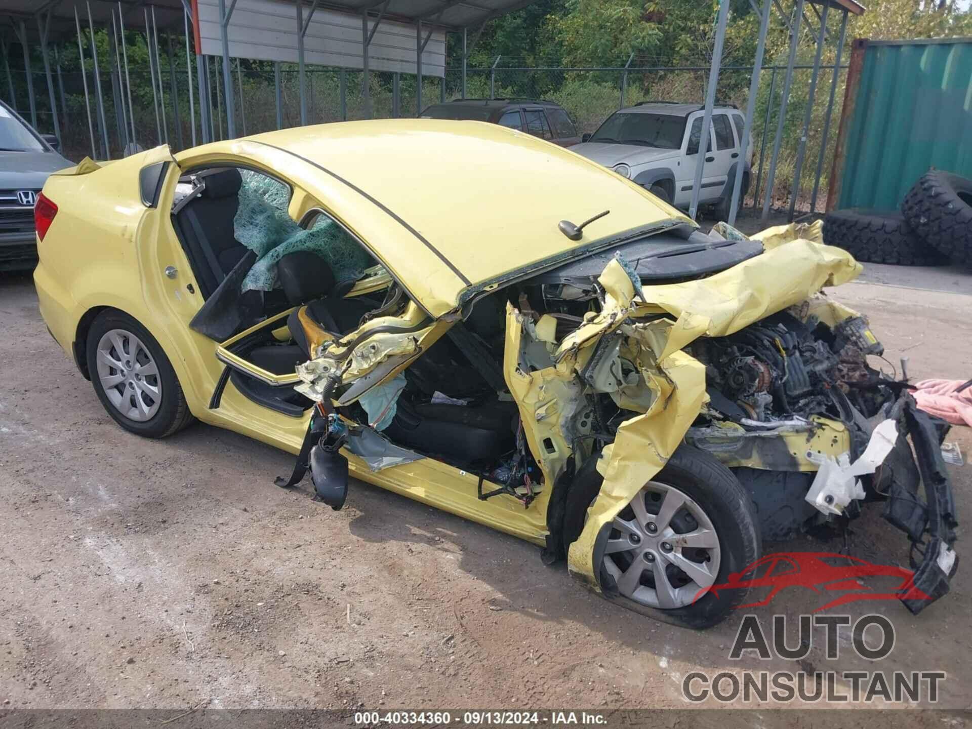 KIA RIO 2016 - KNADM4A3XG6586345
