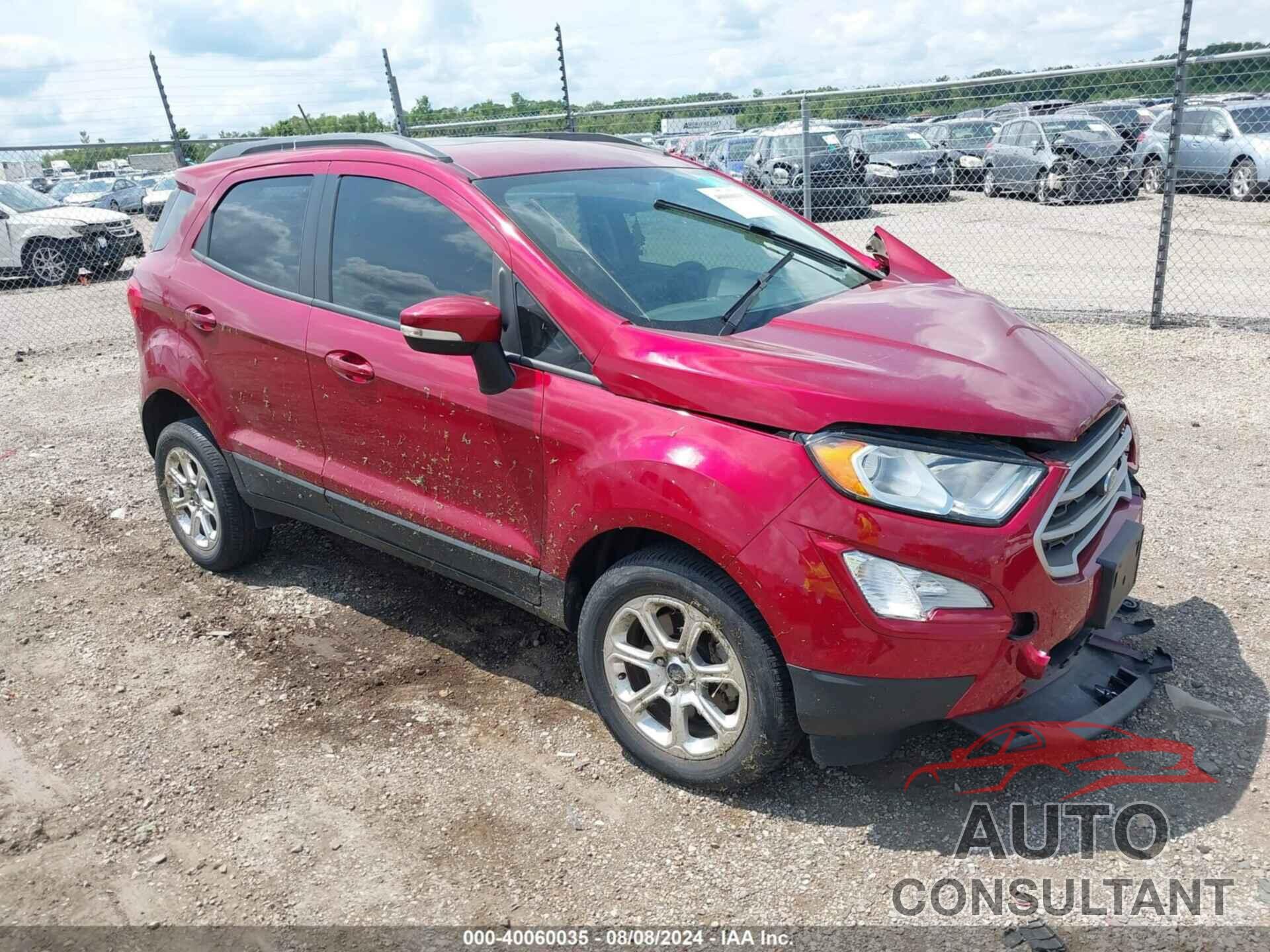 FORD ECOSPORT 2018 - MAJ6P1UL0JC199699