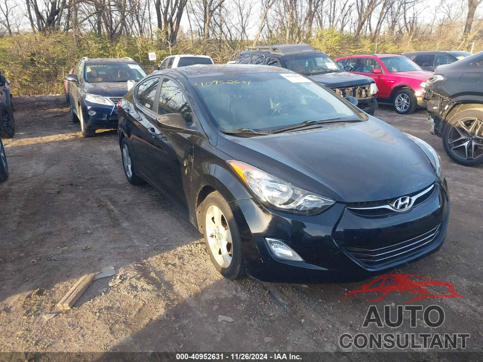 HYUNDAI ELANTRA 2012 - 5NPDH4AE3CH141650