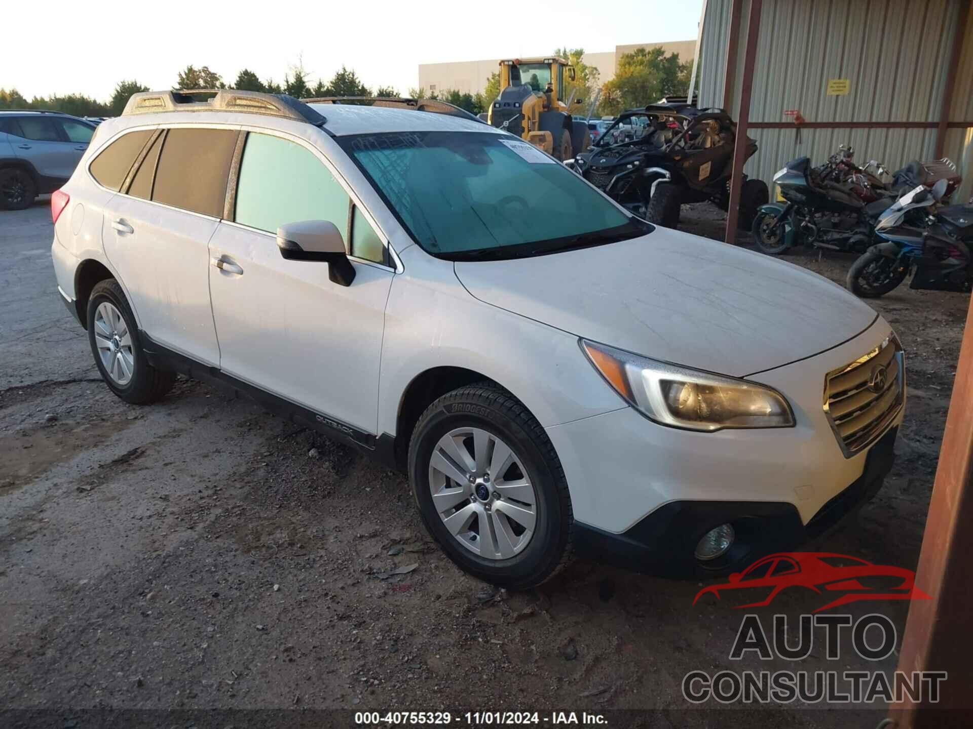 SUBARU OUTBACK 2017 - 4S4BSAFC7H3408317