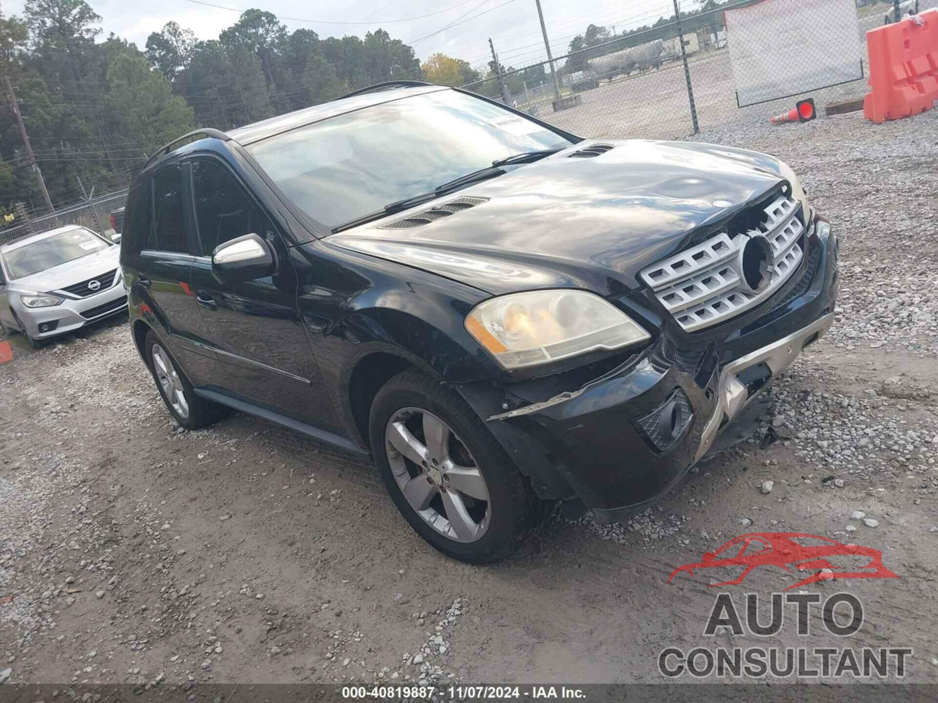 MERCEDES-BENZ ML 350 2010 - 4JGBB5GB0AA610527