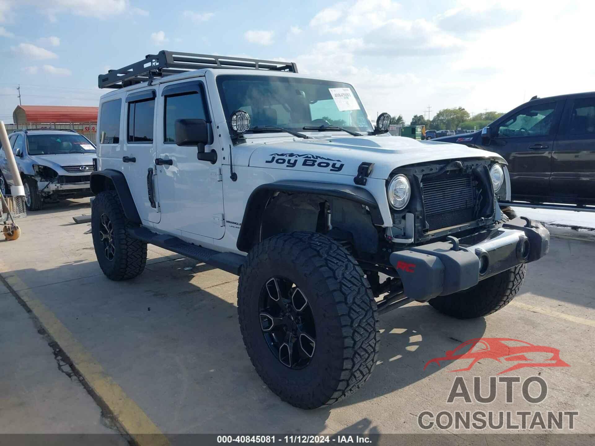 JEEP WRANGLER JK UNLIMITED 2018 - 1C4BJWEG8JL842504