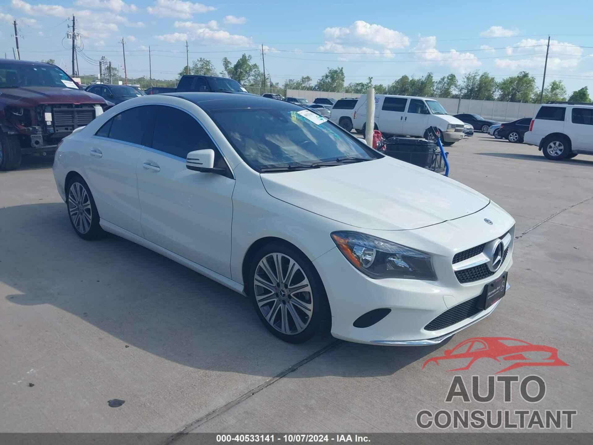 MERCEDES-BENZ CLA 250 2018 - WDDSJ4EBXJN615883