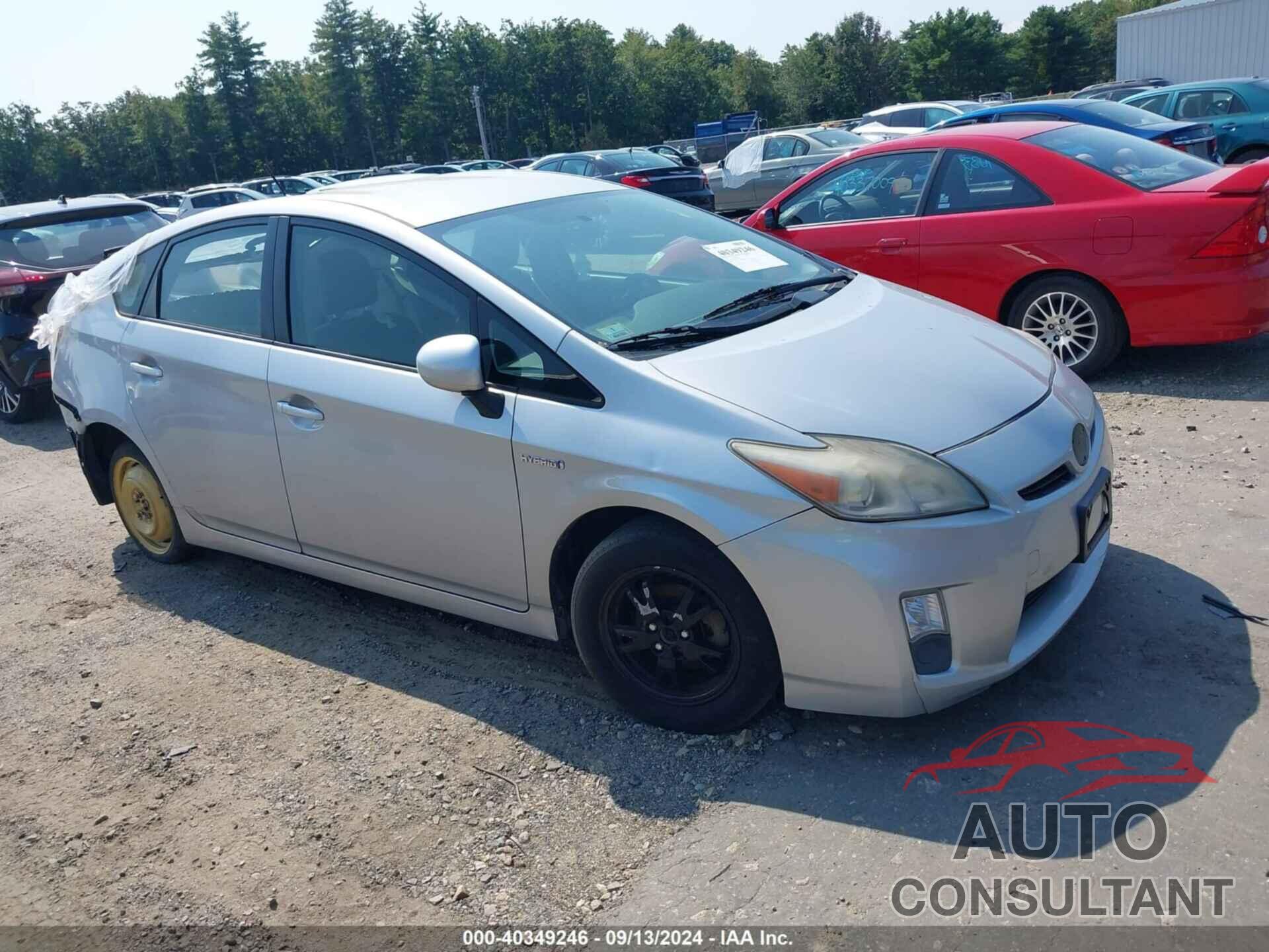 TOYOTA PRIUS 2010 - JTDKN3DUXA0148876