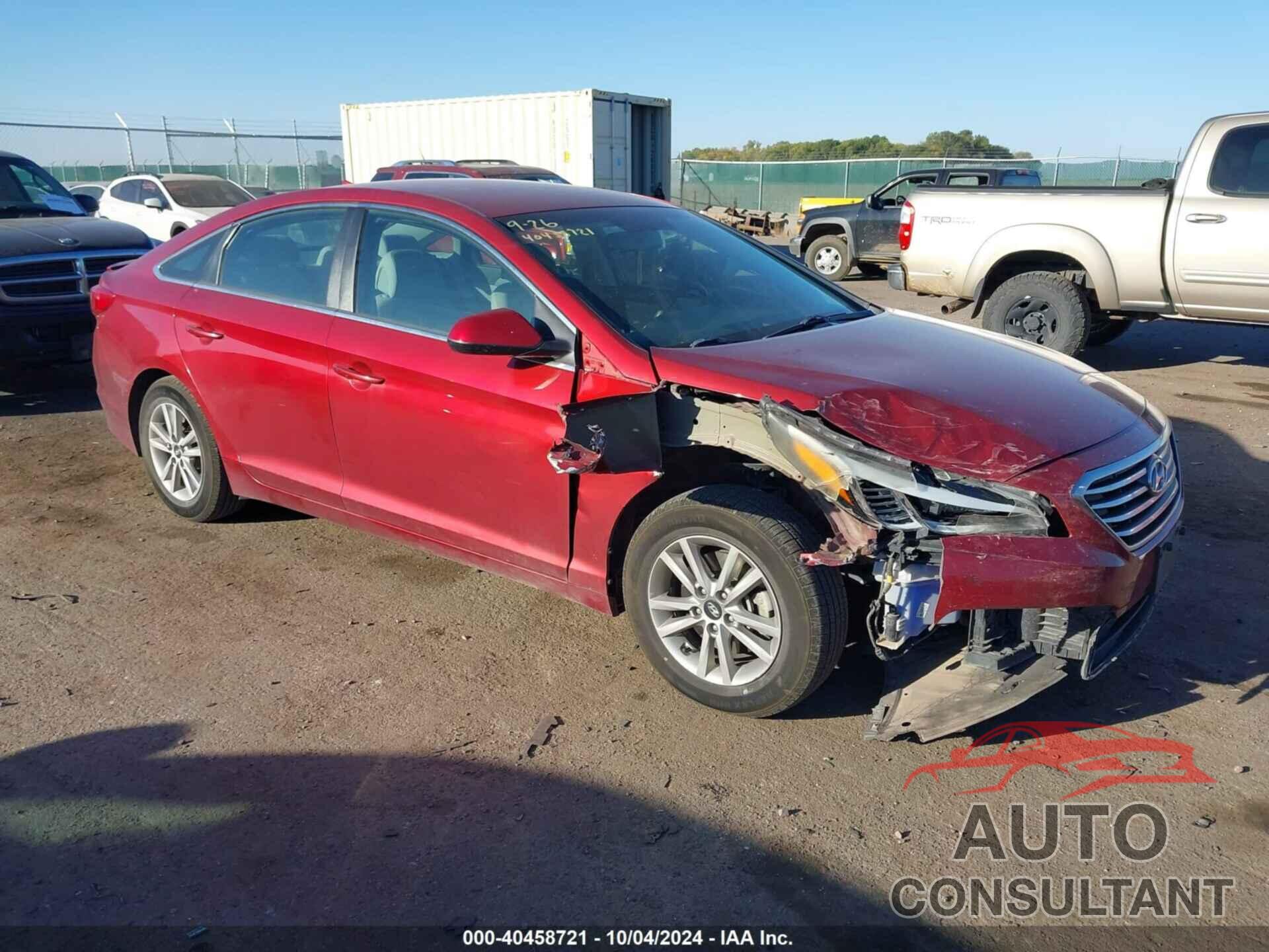 HYUNDAI SONATA 2016 - 5NPE24AF9GH318495