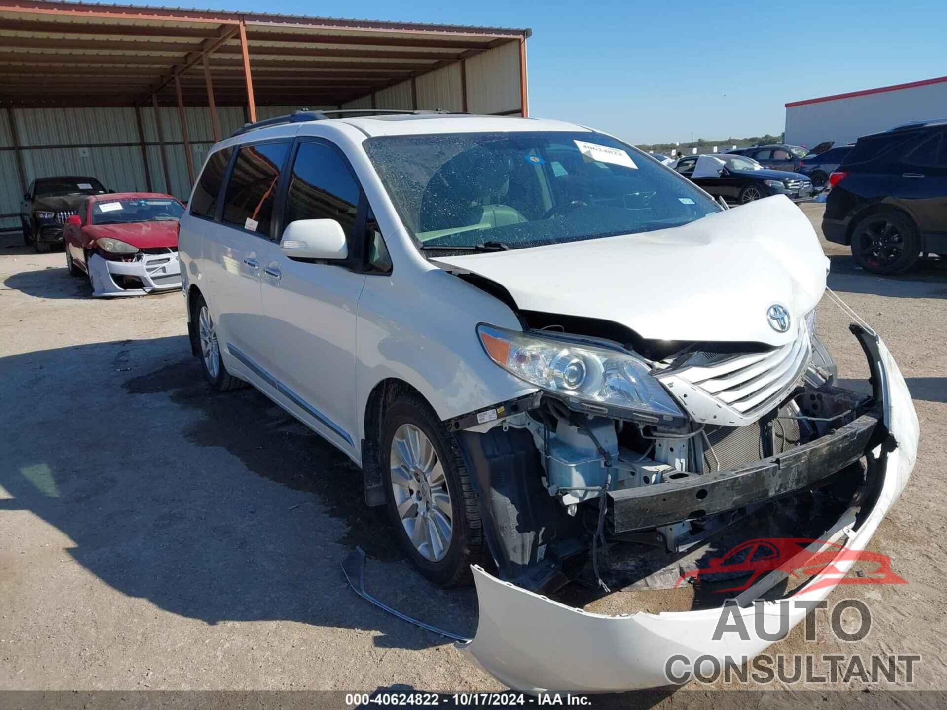 TOYOTA SIENNA 2013 - 5TDYK3DC7DS287827