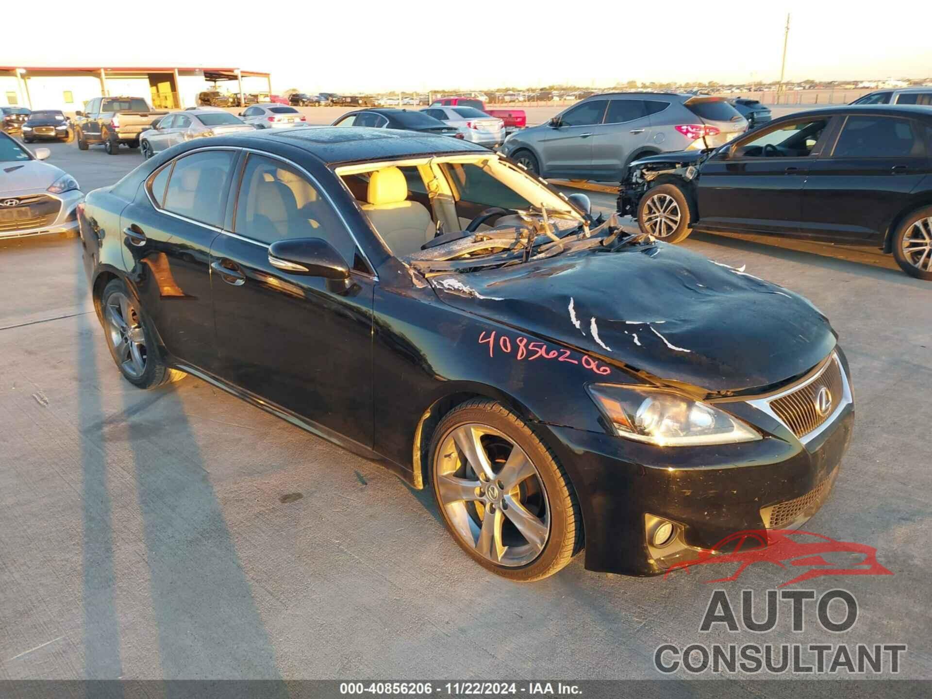 LEXUS IS 250 2012 - JTHBF5C22C5180444