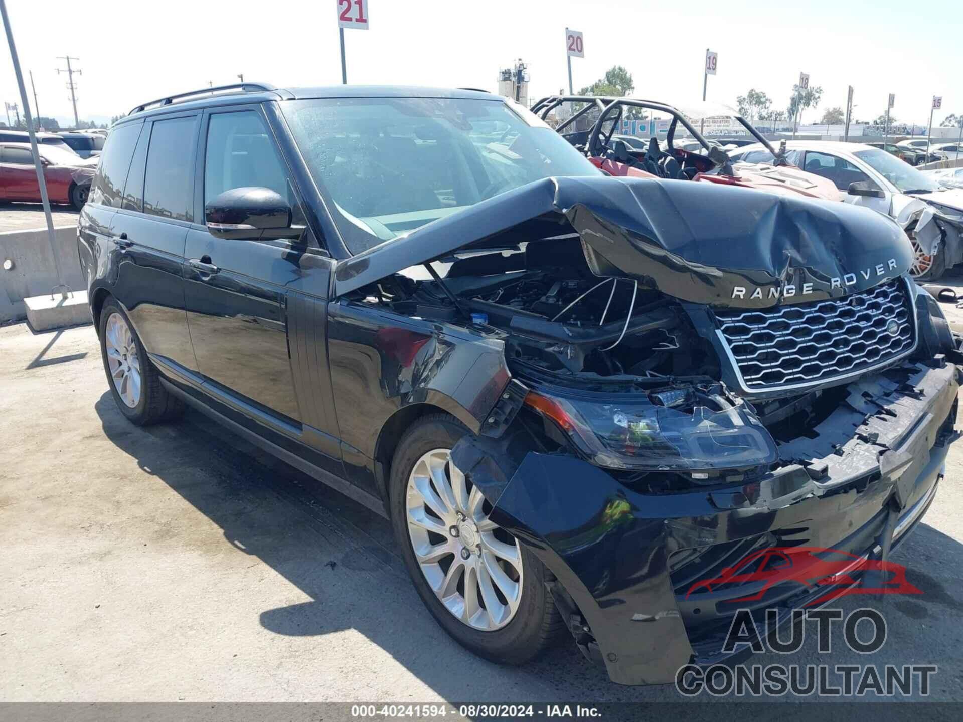 LAND ROVER RANGE ROVER 2018 - SALGS2RK3JA383395