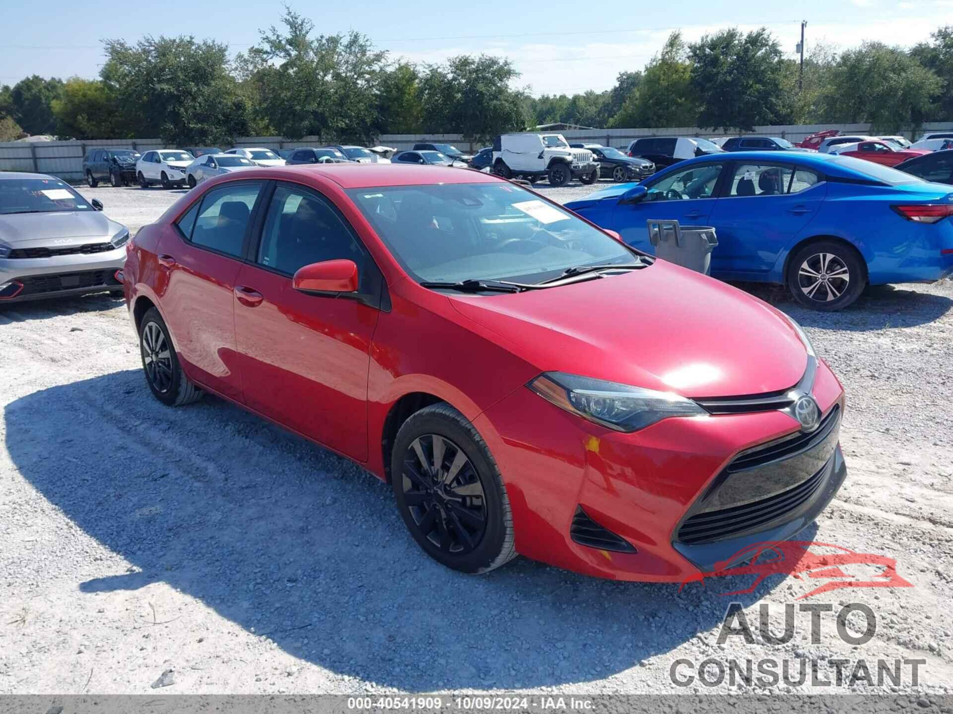 TOYOTA COROLLA 2019 - 2T1BURHE2KC191026