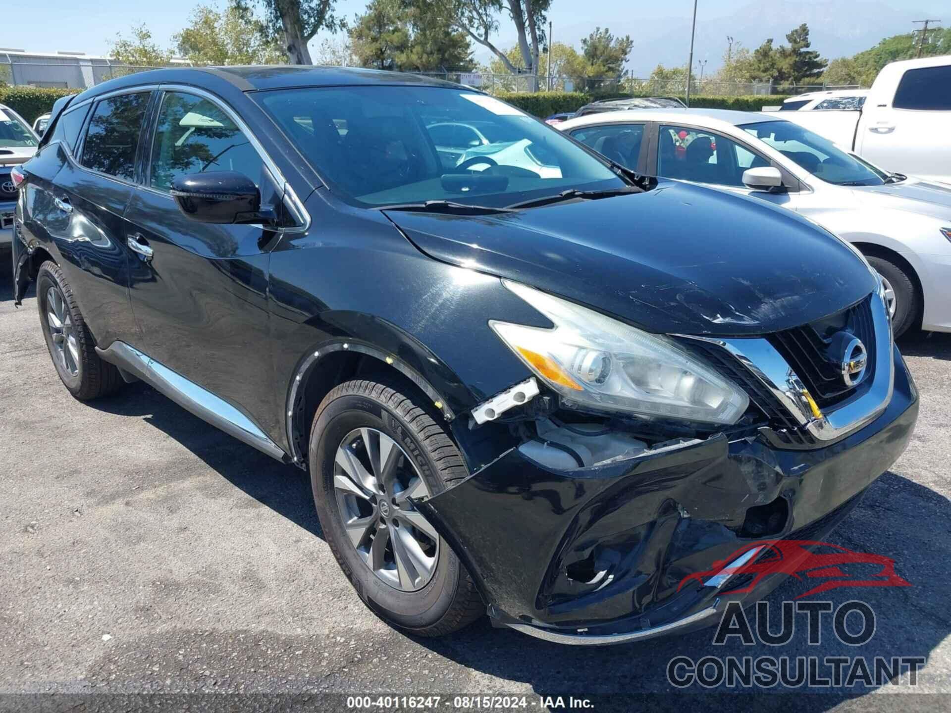 NISSAN MURANO 2017 - 5N1AZ2MGXHN117026