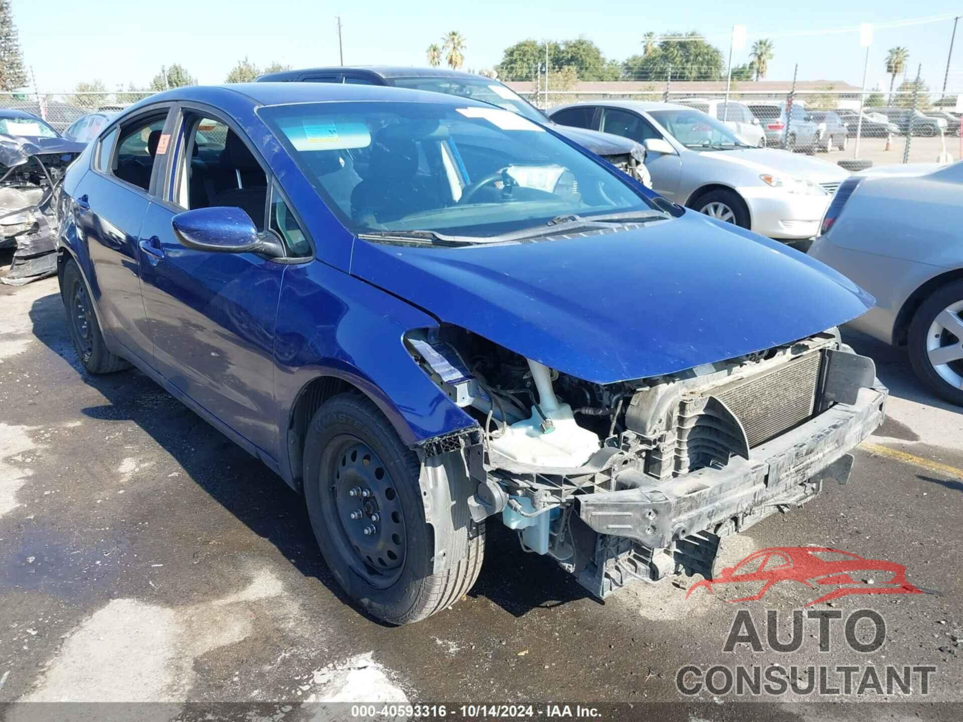 KIA FORTE 2017 - 3KPFK4A73HE006157