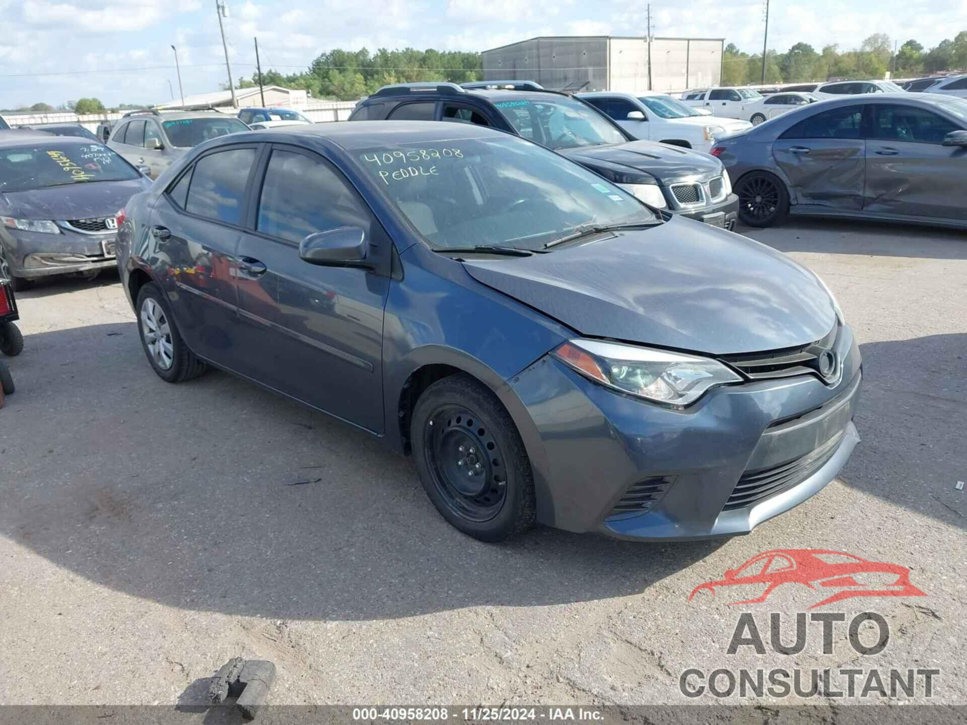 TOYOTA COROLLA 2016 - 2T1BURHE1GC691959