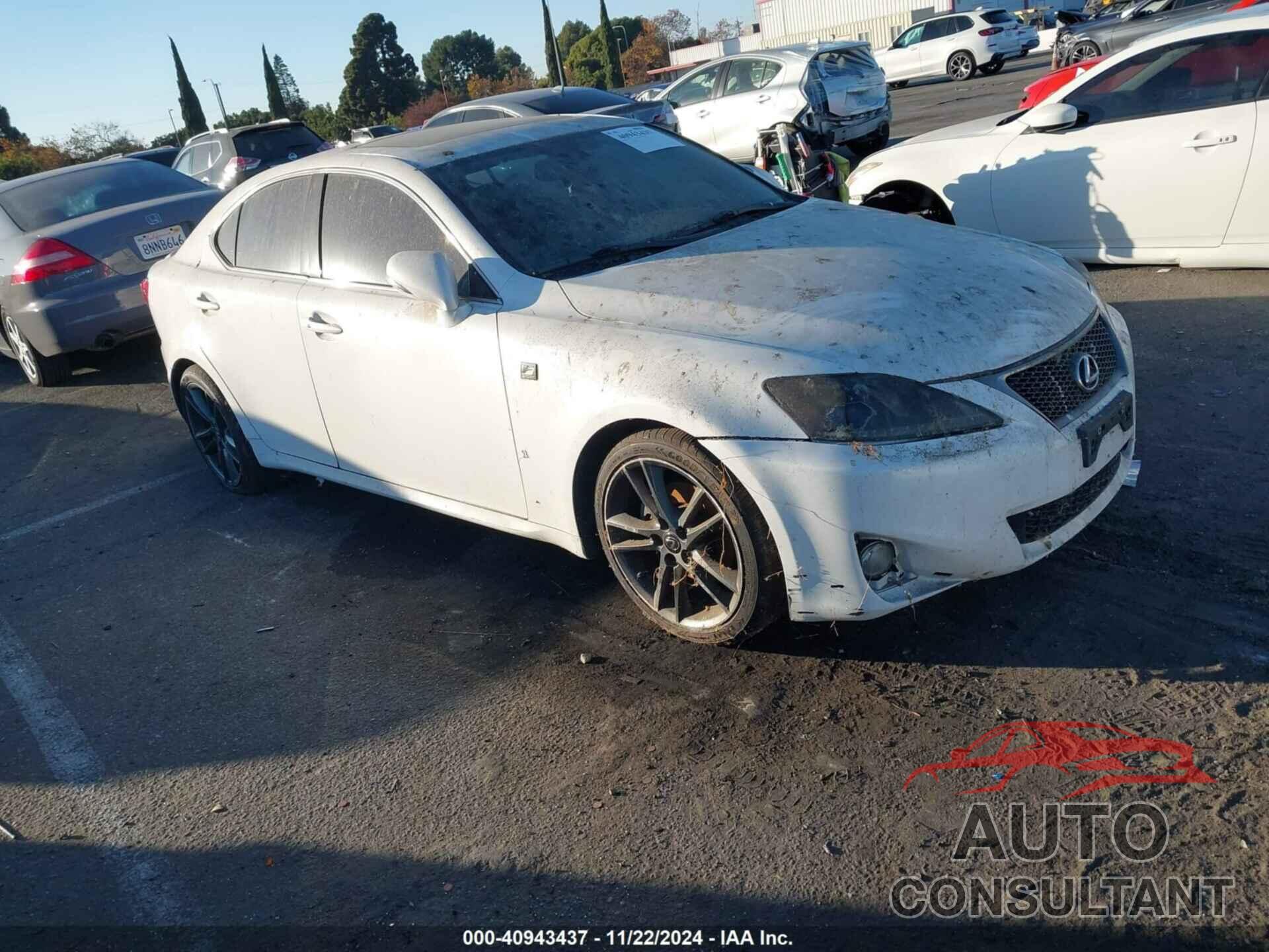 LEXUS IS 250 2011 - JTHBF5C25B2101137