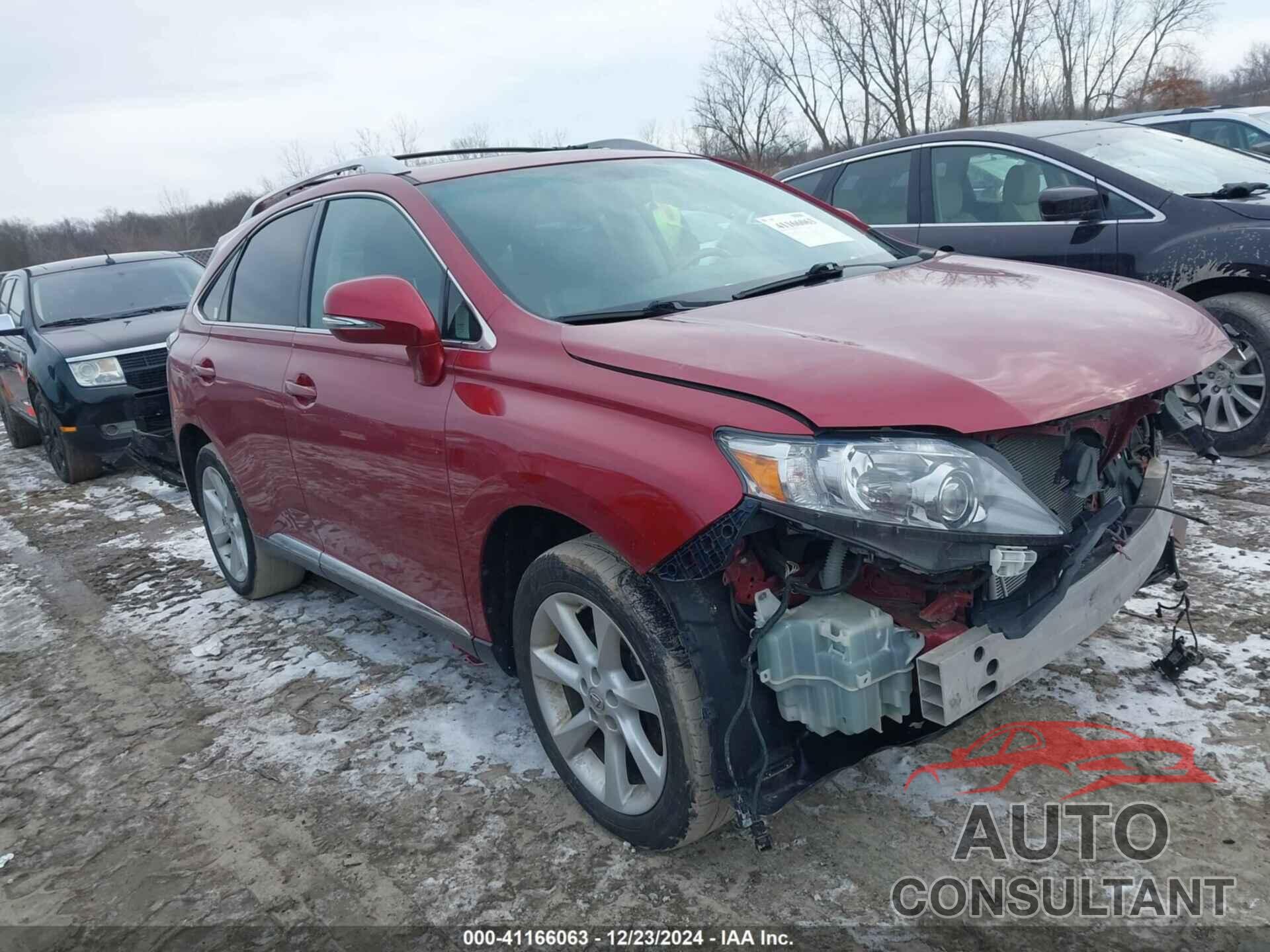 LEXUS RX 350 2012 - 2T2ZK1BA2CC075754