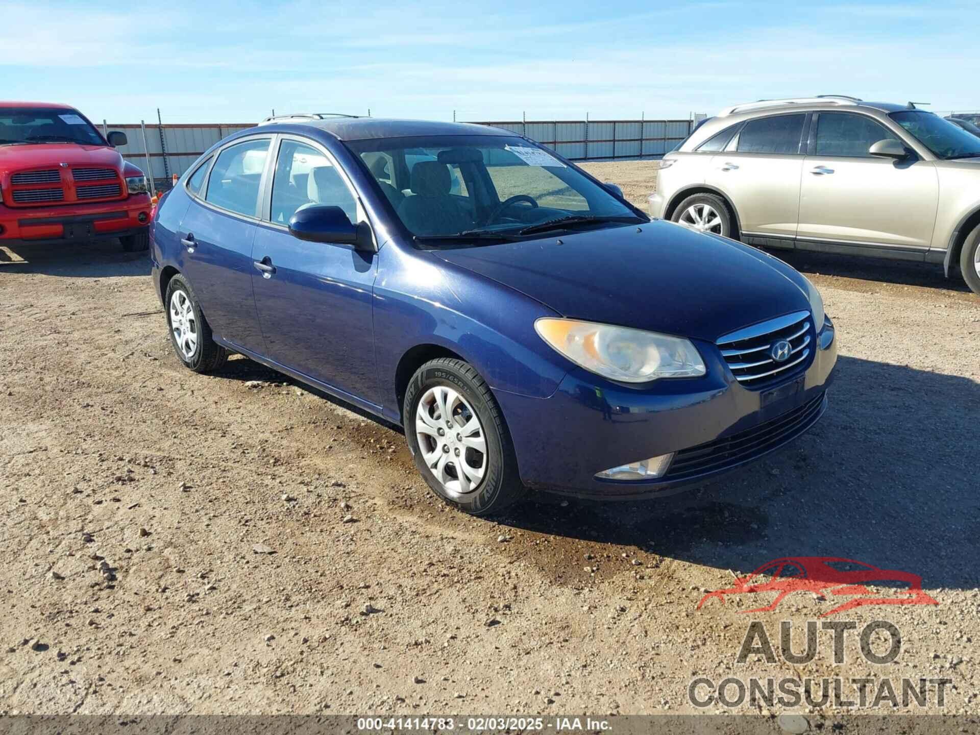 HYUNDAI ELANTRA 2010 - KMHDU4AD0AU964540