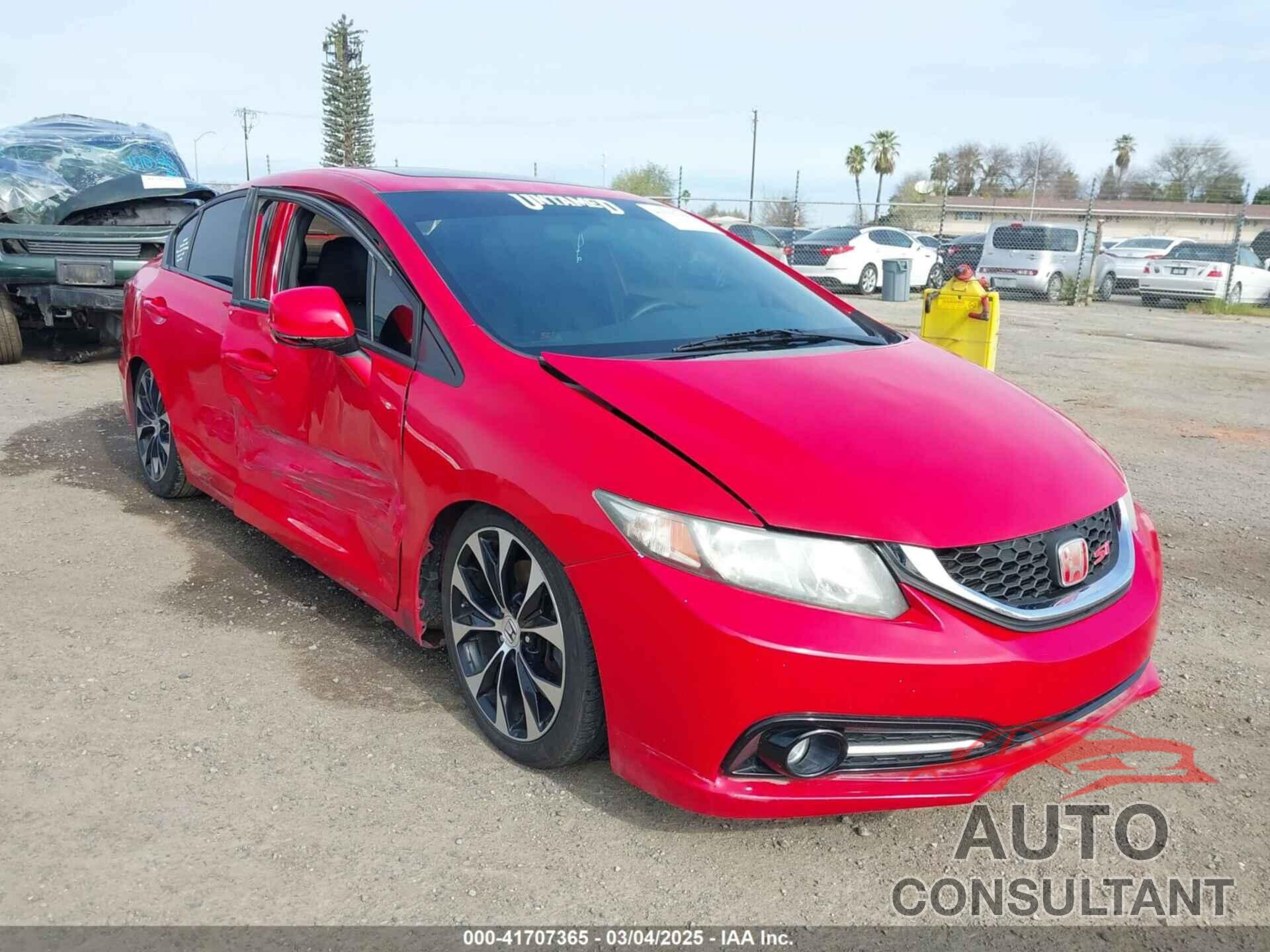 HONDA CIVIC 2013 - 2HGFB6E50DH709333