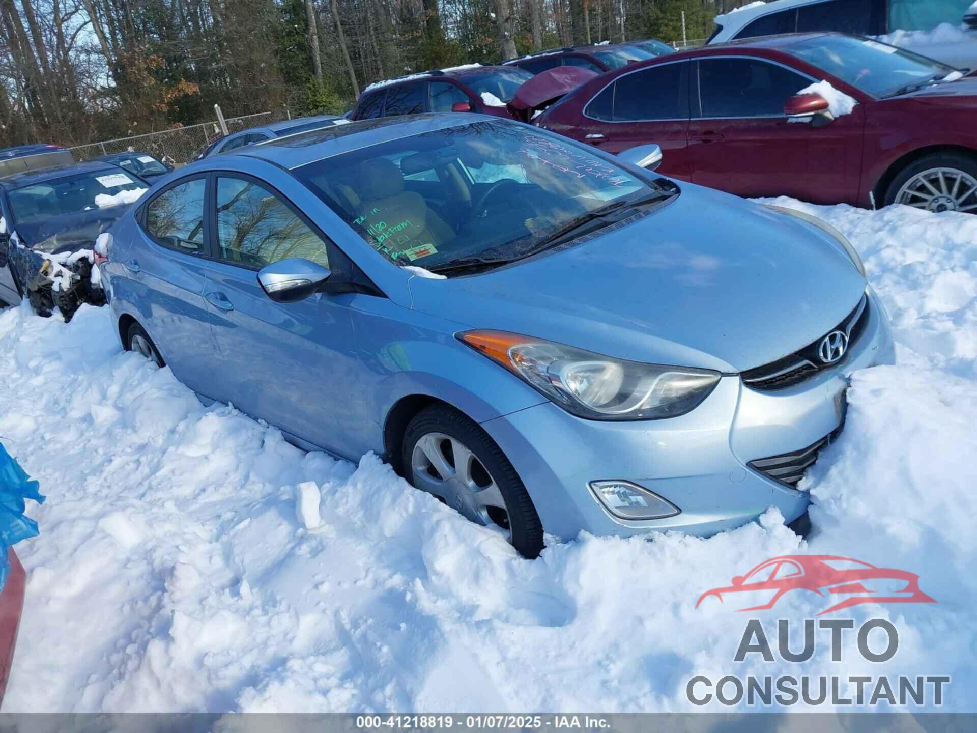 HYUNDAI ELANTRA 2012 - KMHDH4AEXCU441168
