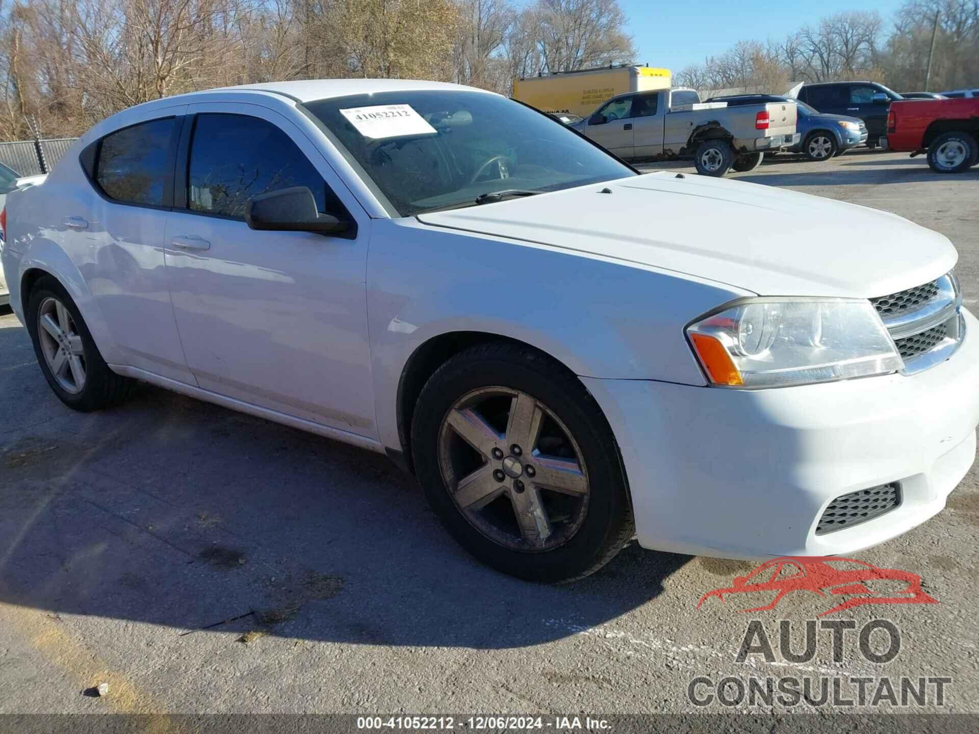 DODGE AVENGER 2013 - 1C3CDZAB4DN517014