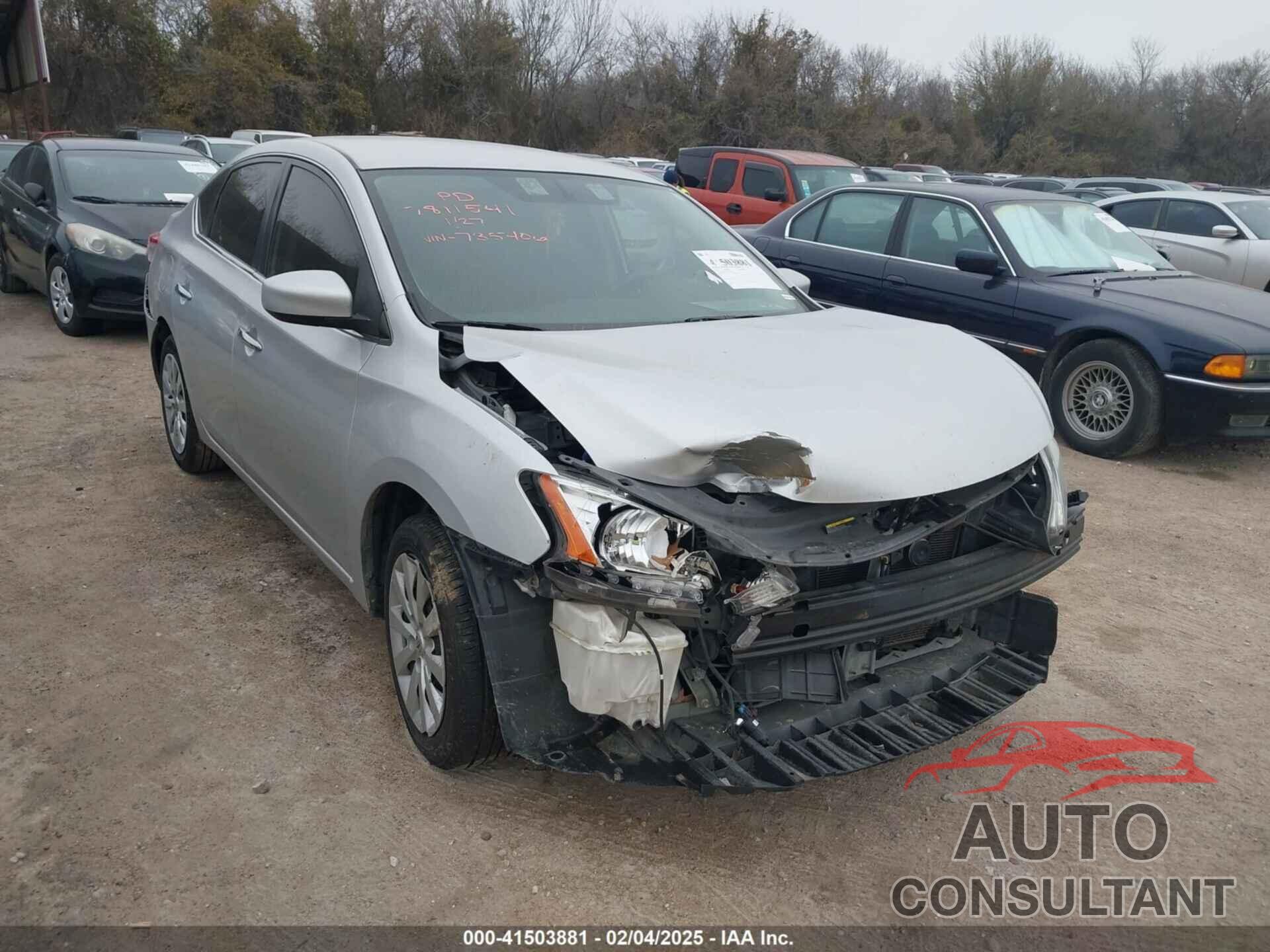 NISSAN SENTRA 2013 - 3N1AB7APXDL735406