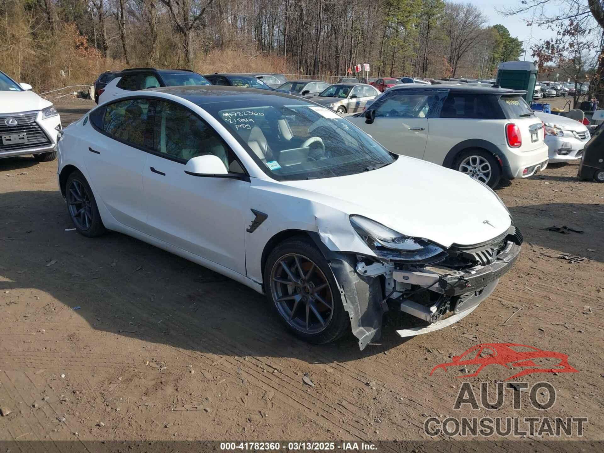 TESLA MODEL 3 2021 - 5YJ3E1EB2MF858267
