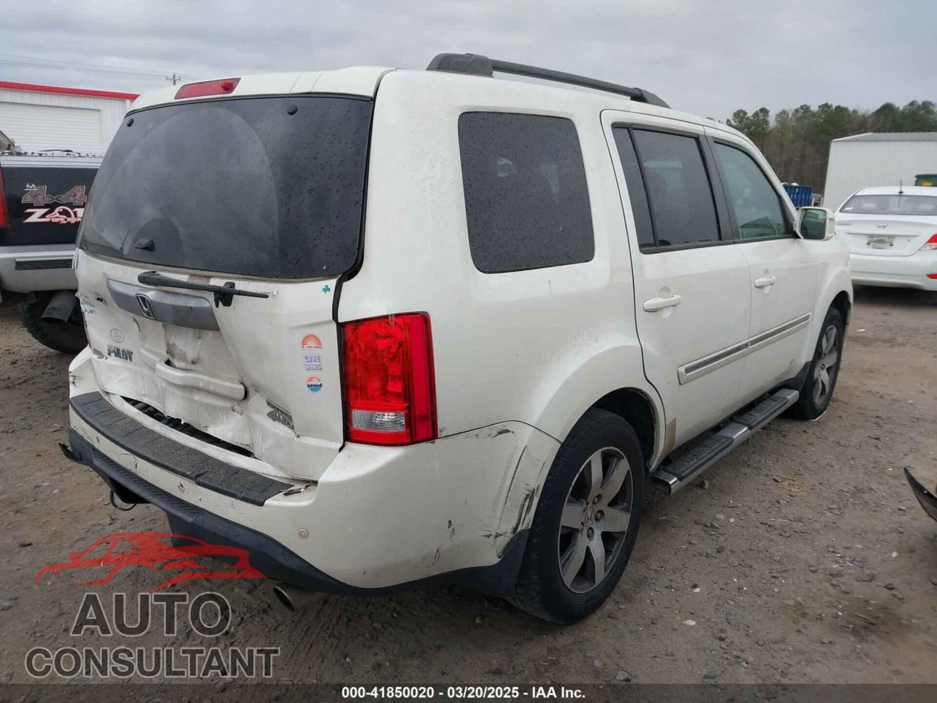 HONDA PILOT 2012 - 5FNYF4H92CB063229