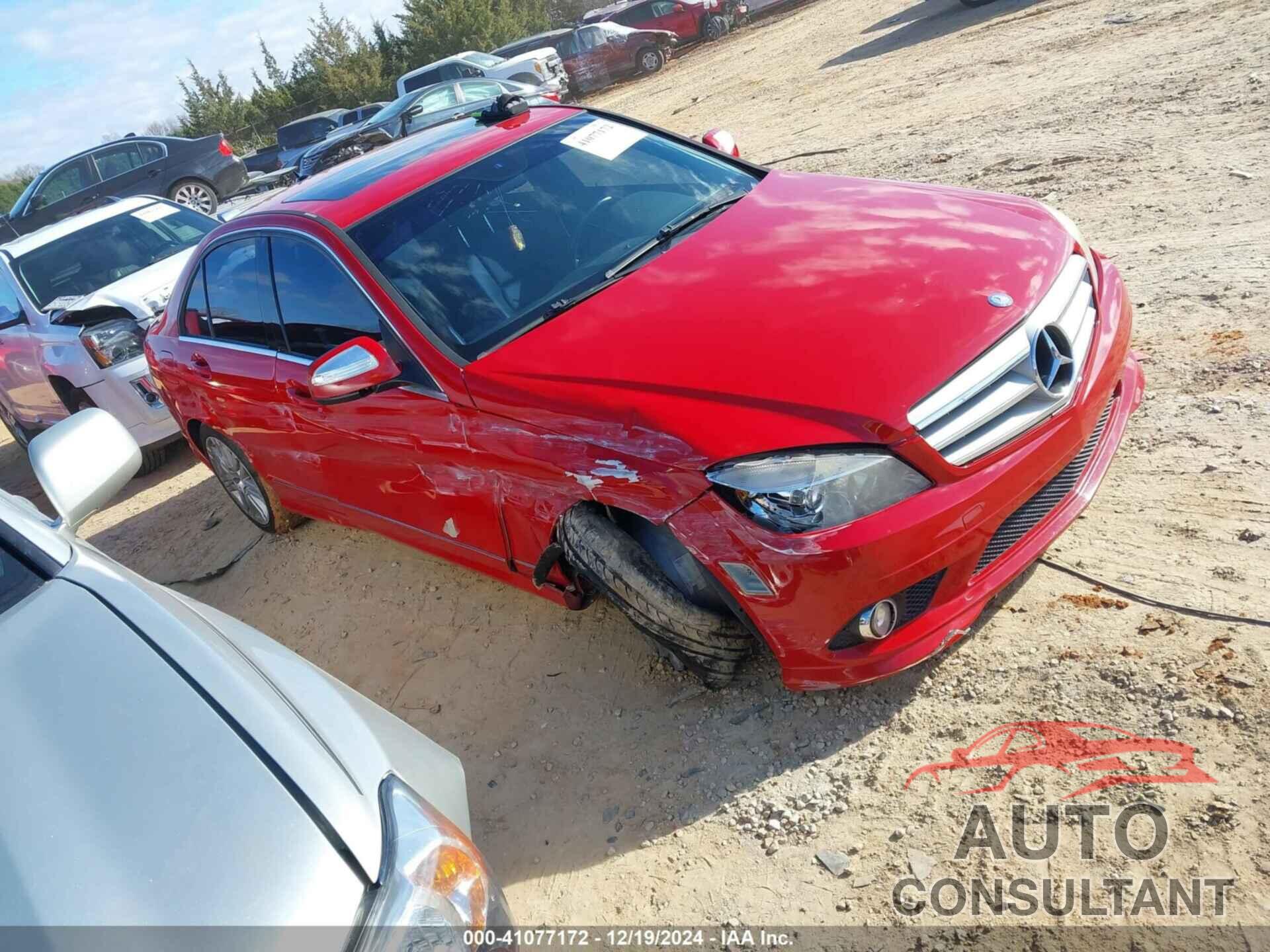 MERCEDES-BENZ C 300 2009 - WDDGF81X09R058437
