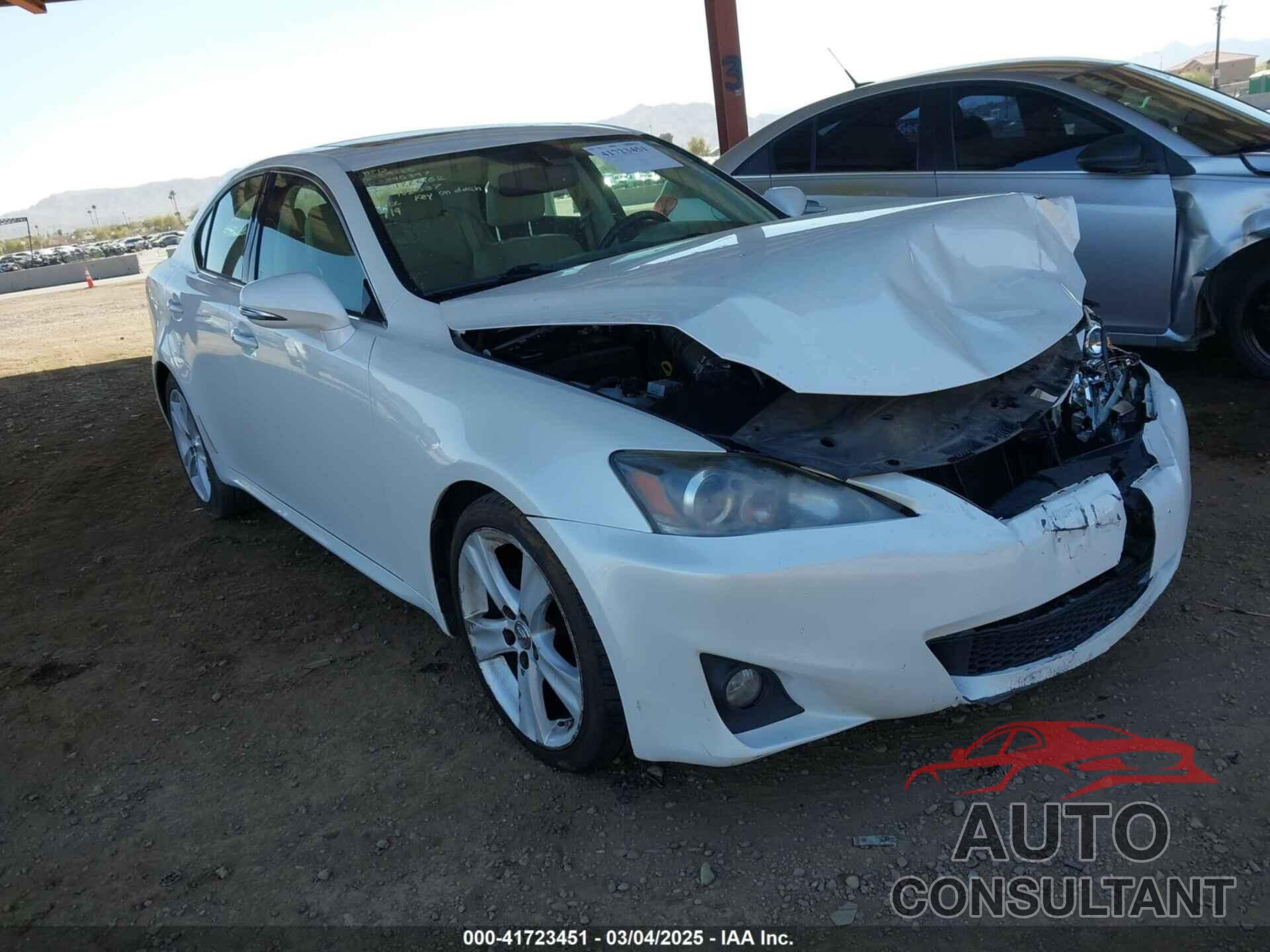 LEXUS IS 250 2012 - JTHBF5C28C5182537