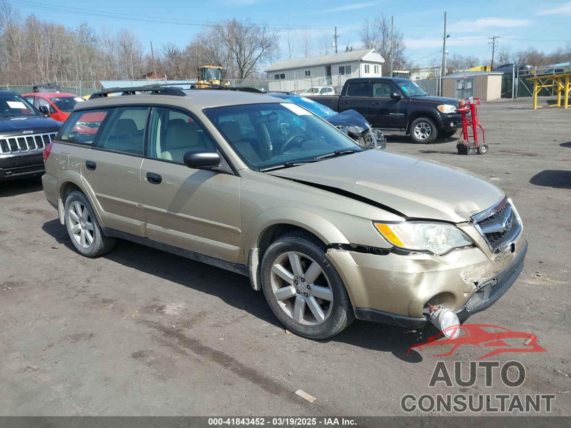 SUBARU OUTBACK 2009 - 4S4BP61C997326363