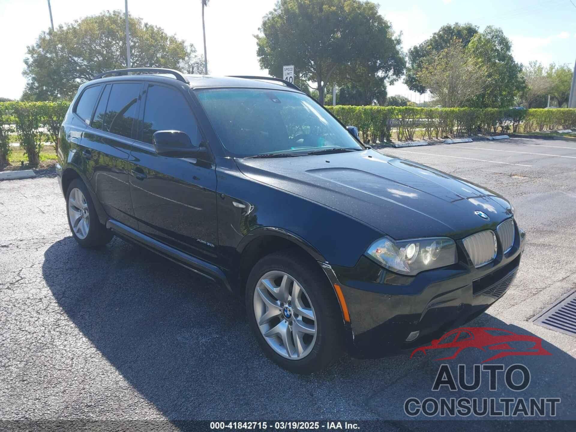 BMW X3 2010 - WBXPC9C46AWJ37969