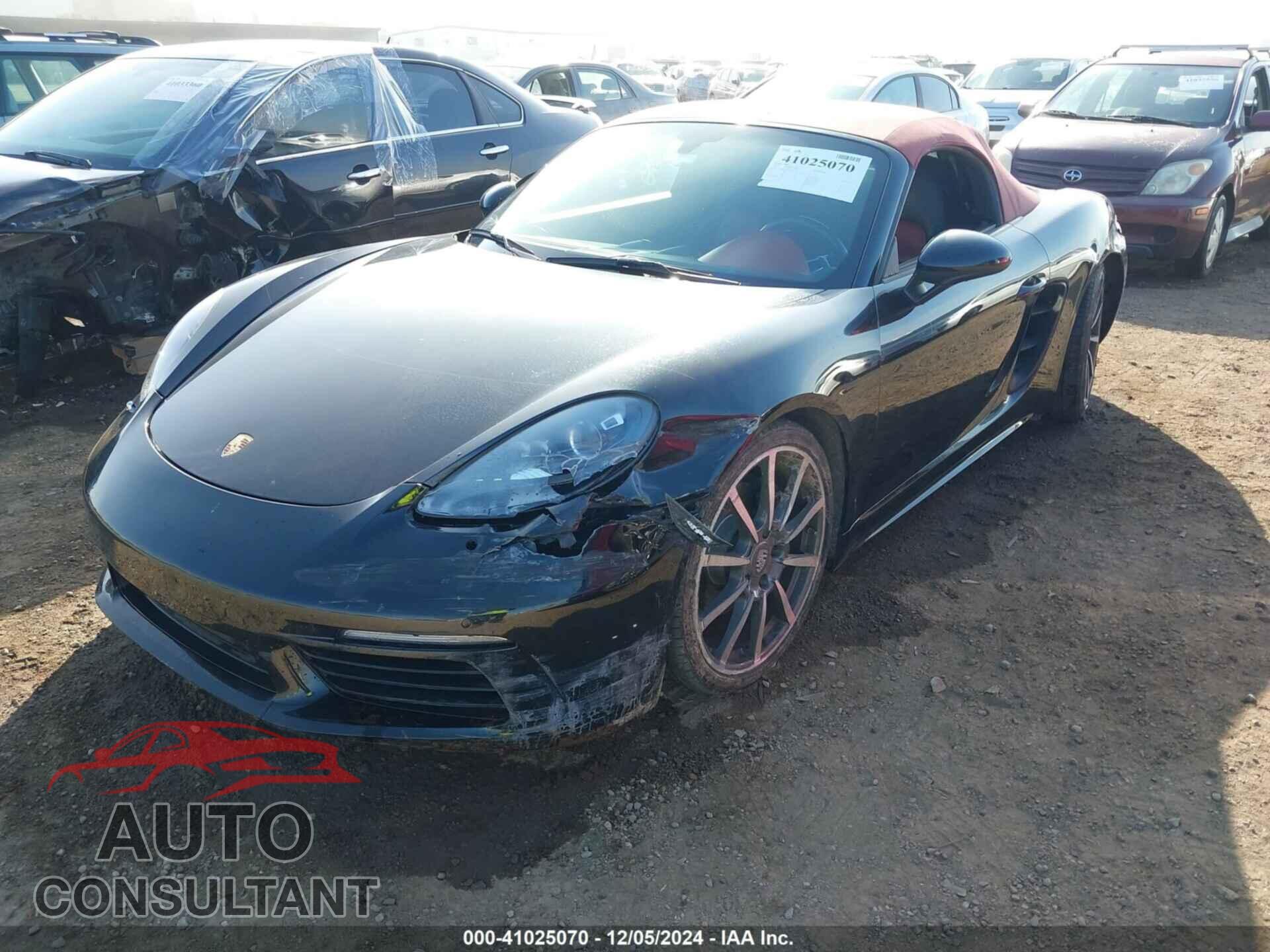 PORSCHE 718 BOXSTER 2017 - WP0CA2A83HS220176
