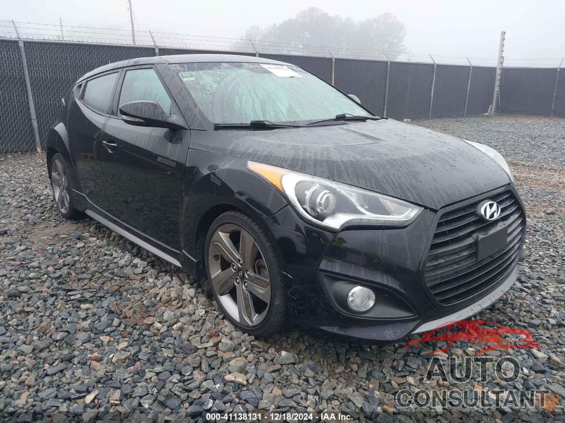 HYUNDAI VELOSTER 2013 - KMHTC6AE8DU129311