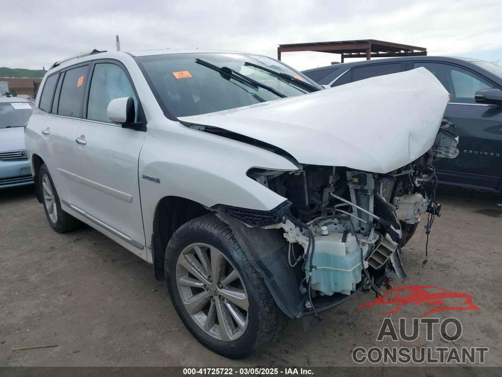 TOYOTA HIGHLANDER HYBRID 2013 - JTEDC3EH7D2011754