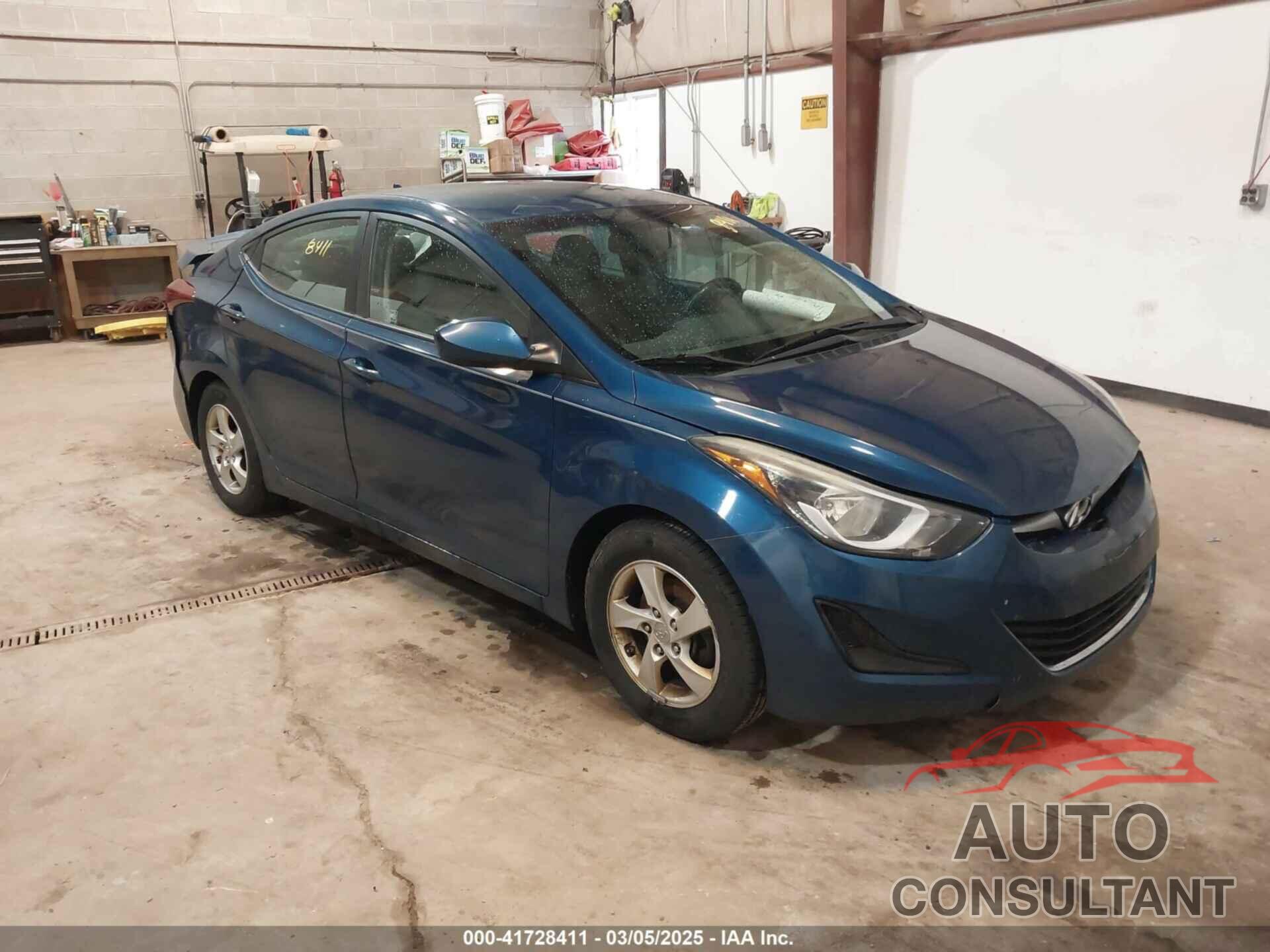 HYUNDAI ELANTRA 2015 - KMHDH4AE6FU225533