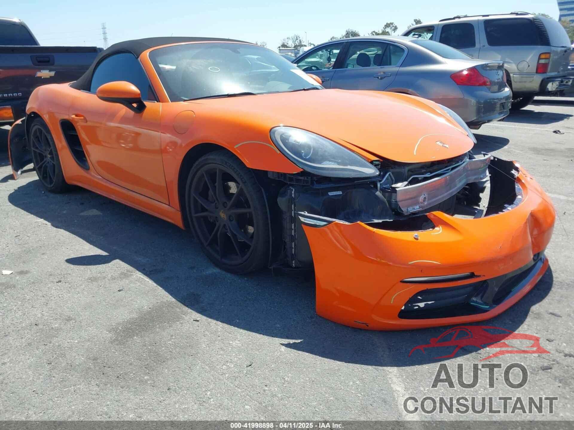 PORSCHE 718 BOXSTER 2018 - WP0CA2A81JS210719