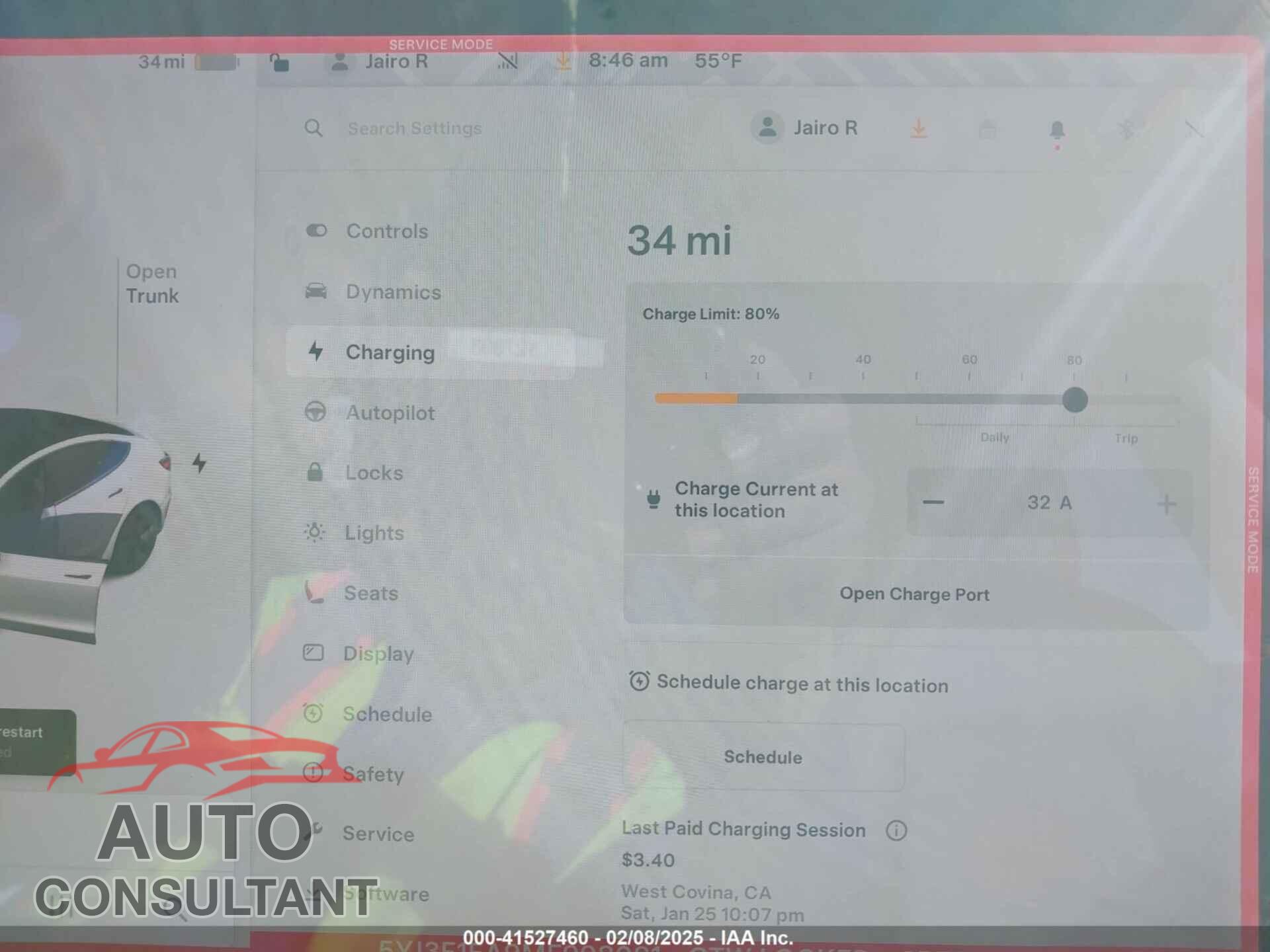 TESLA MODEL 3 2021 - 5YJ3E1EA9MF998081