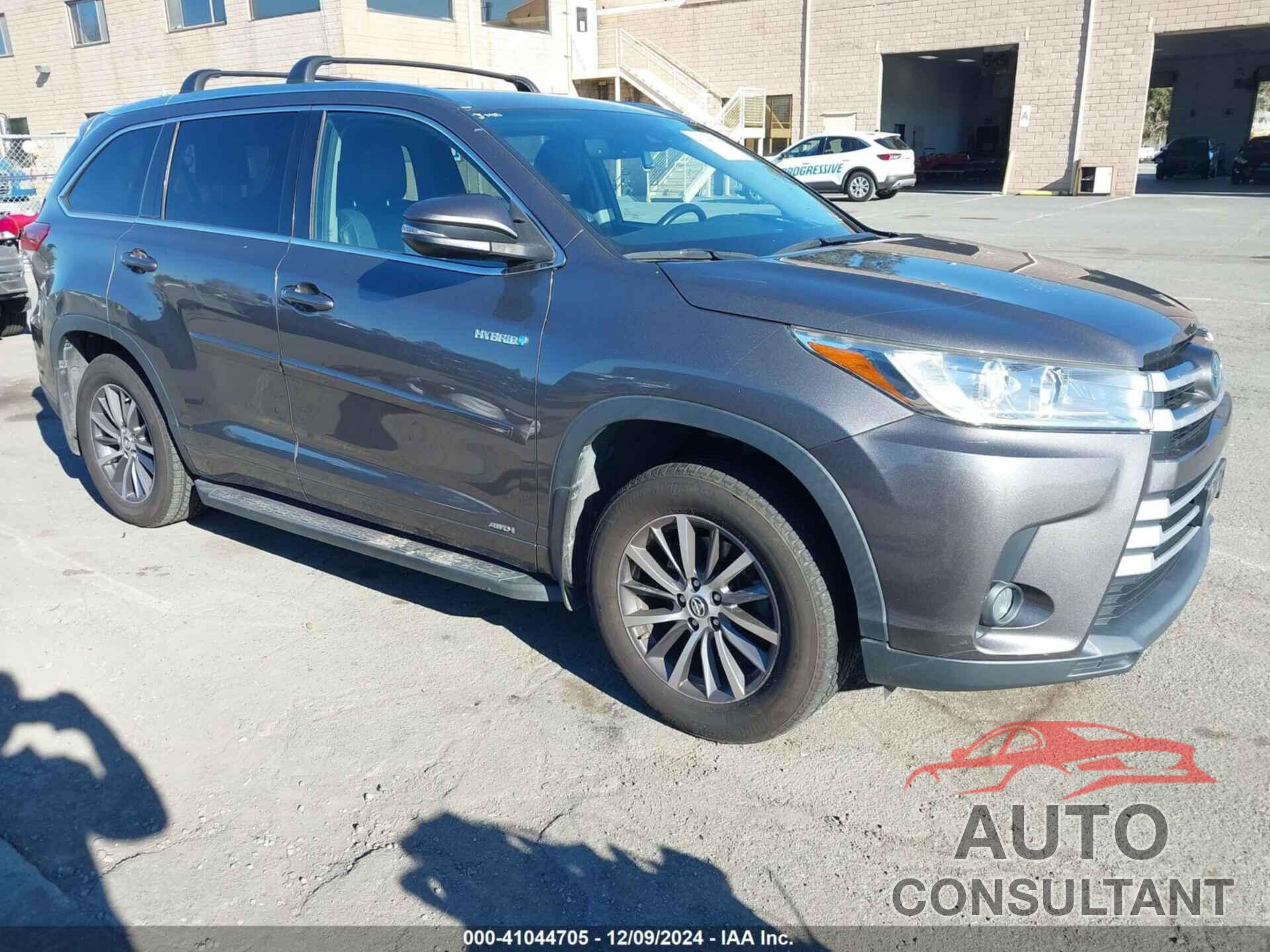 TOYOTA HIGHLANDER HYBRID 2017 - 5TDJGRFH3HS028739
